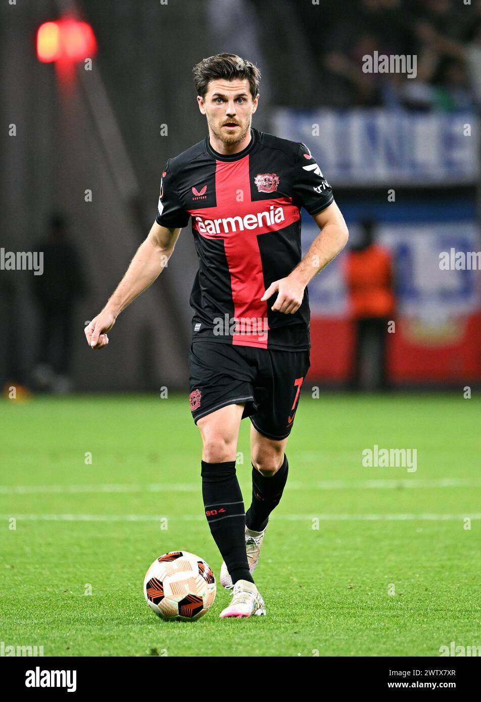 Europe League, BayArena Leverkusen; Bayer Leverkusen vs Qarabag Agdam; Jonas Hofmann (LEV) Stock Photo