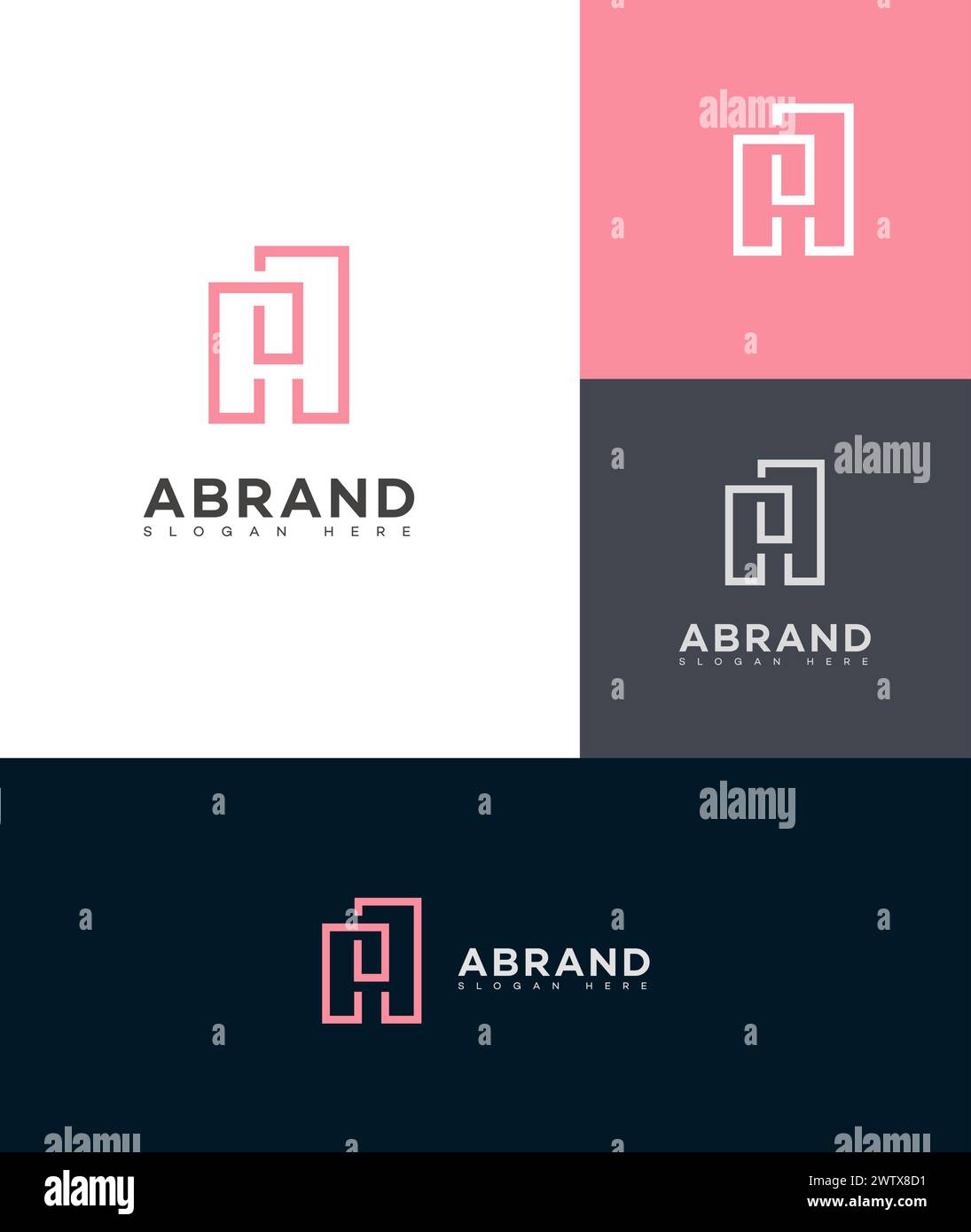 A Letter Logo Icon Brand Identity Sign. A Letter Symbol Template Stock ...