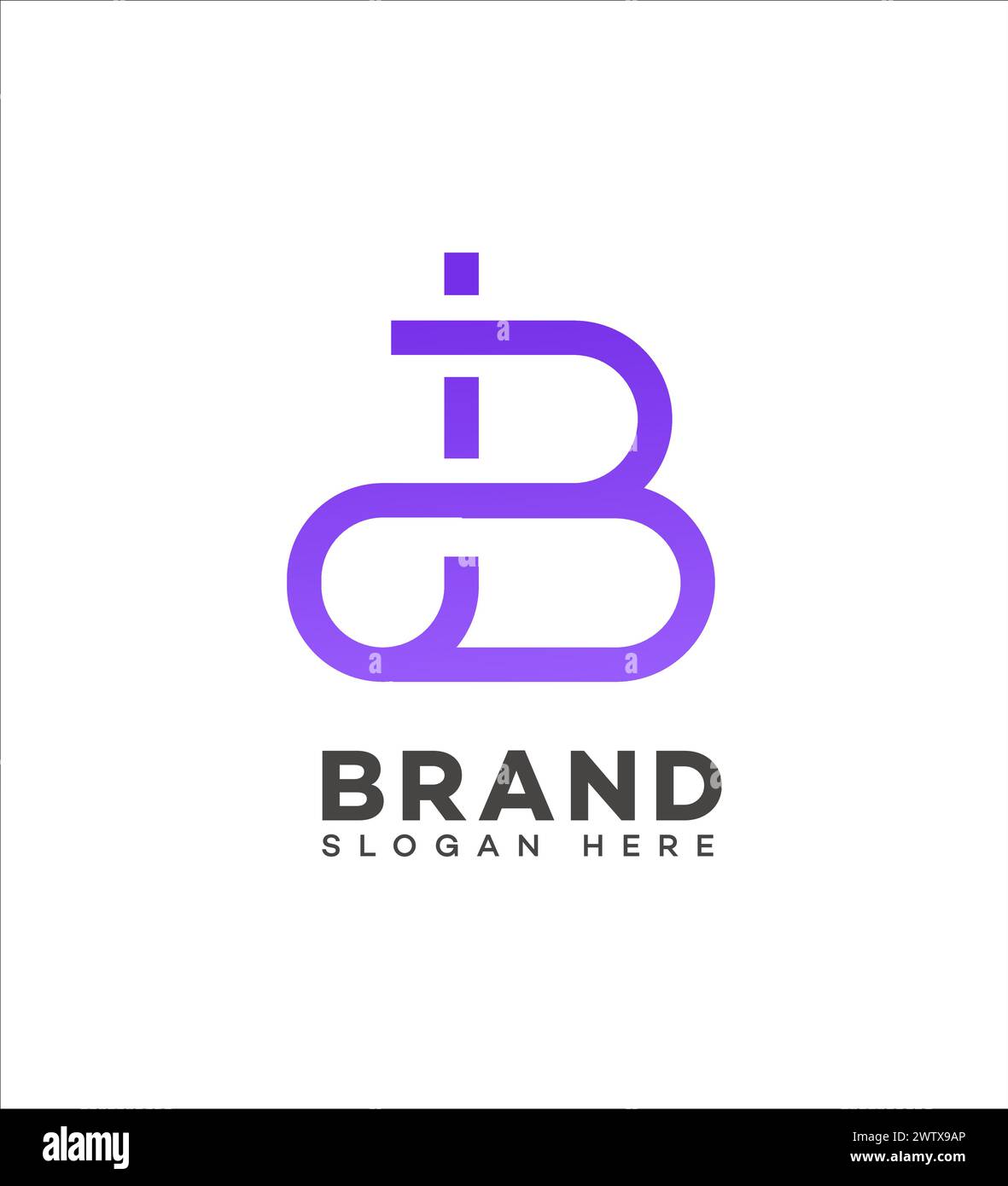 B Letter Logo Icon Brand Identity Sign. B Letter Symbol Template Stock ...