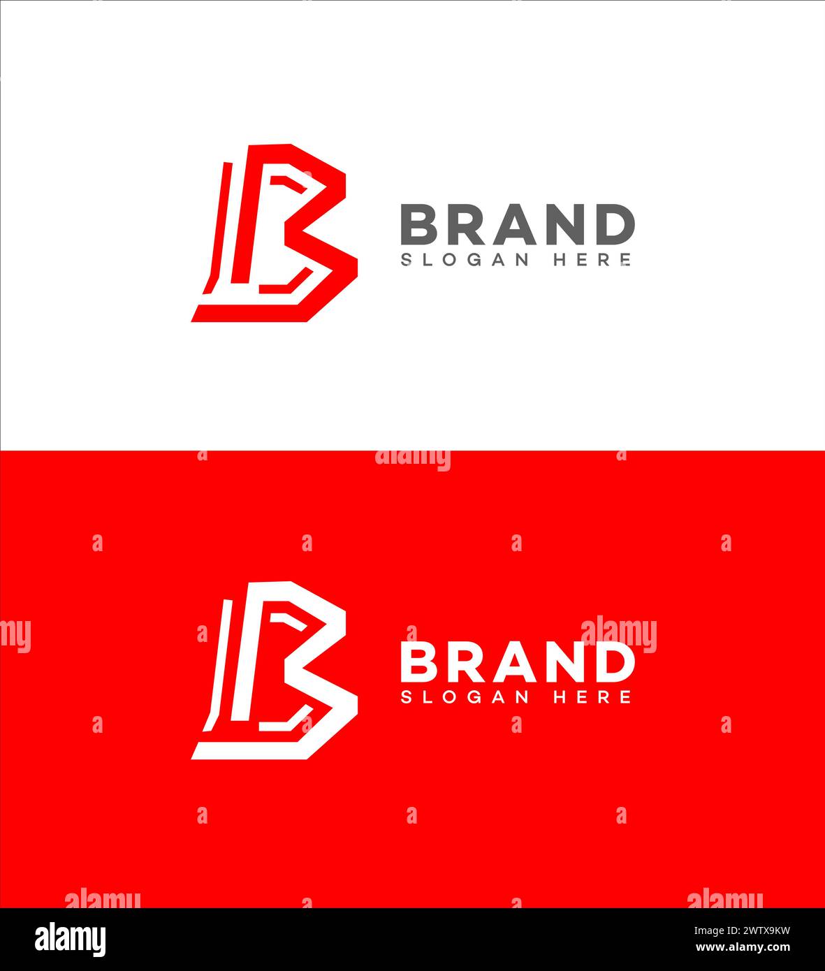 B Letter Logo Icon Brand Identity Sign. B Letter Symbol Template Stock ...