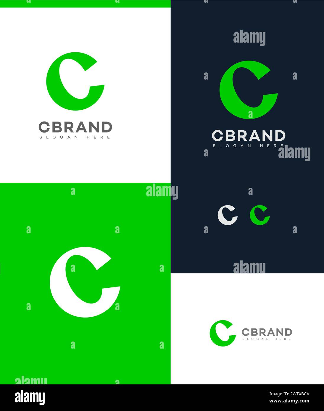 Letter C Logo Icon Brand Identity Sign Stock Vector Image & Art - Alamy