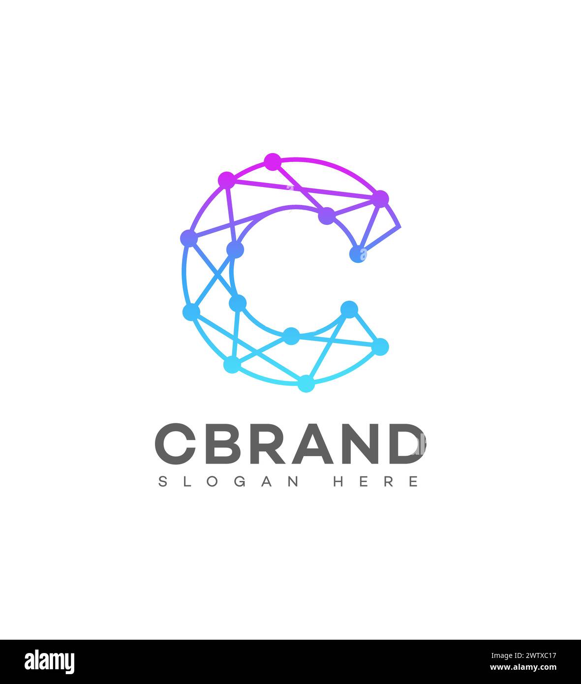 Letter C Logo Icon Brand Identity Sign Stock Vector Image & Art - Alamy