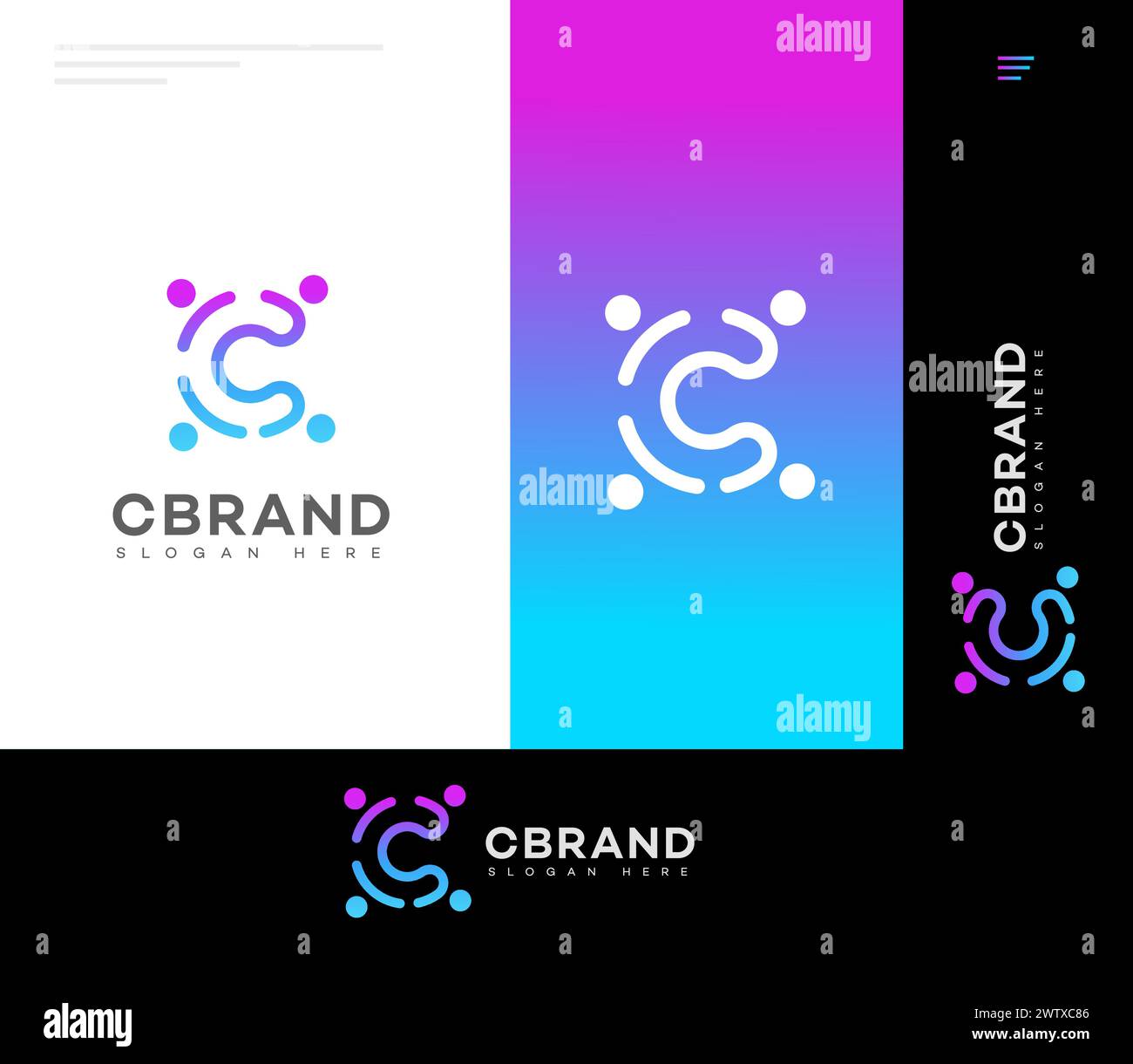 Letter C Logo Icon Brand Identity Sign Stock Vector Image & Art - Alamy