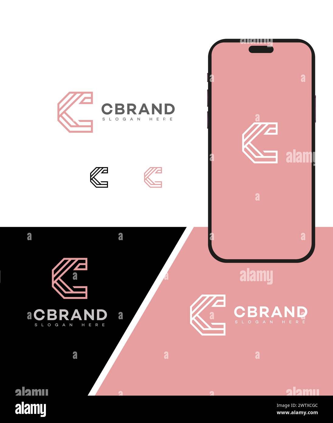 Letter C Logo Icon Brand Identity Sign Stock Vector Image & Art - Alamy