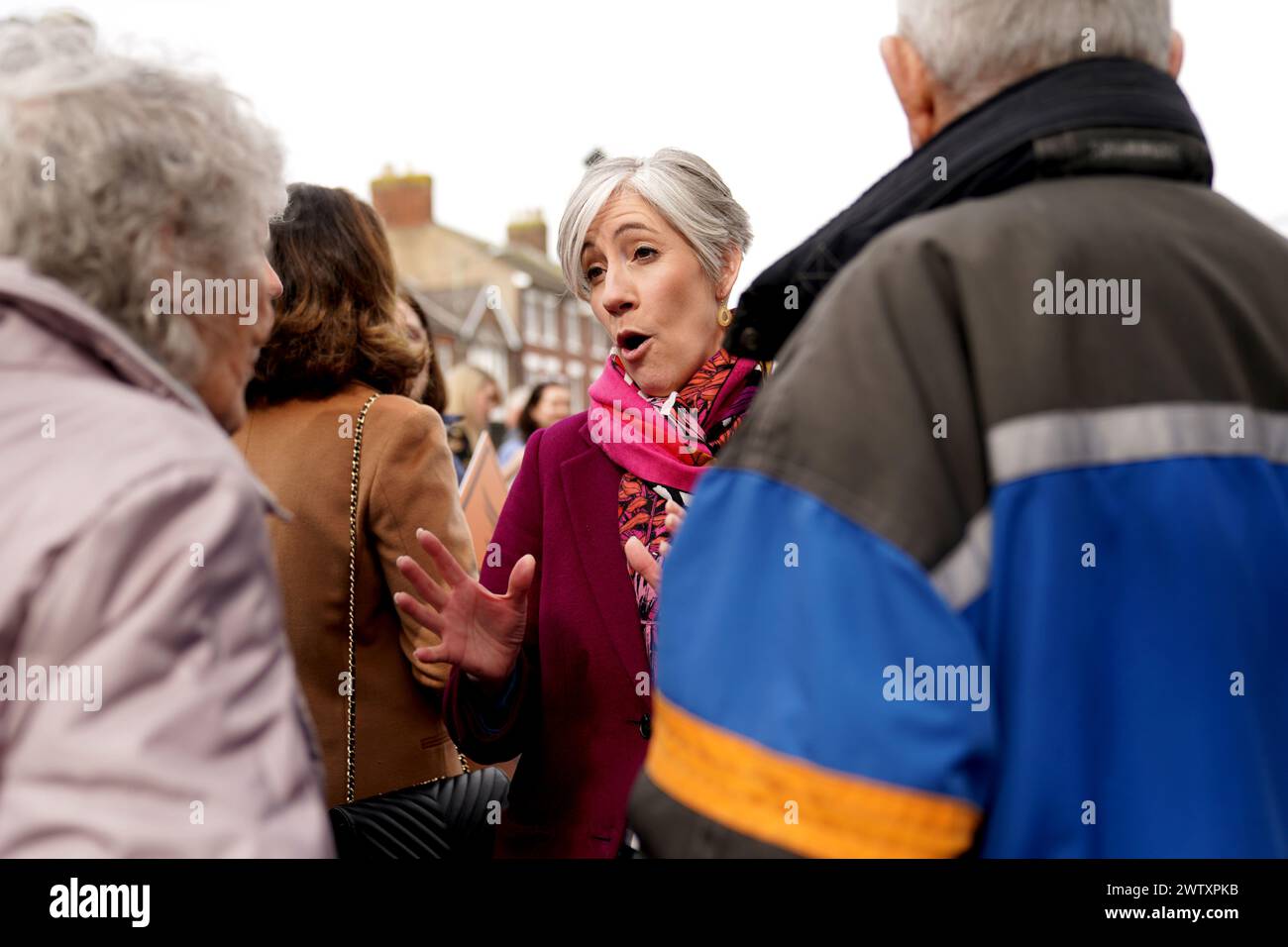 Liberal Democrat deputy leader Daisy Cooper attends a rally of party ...
