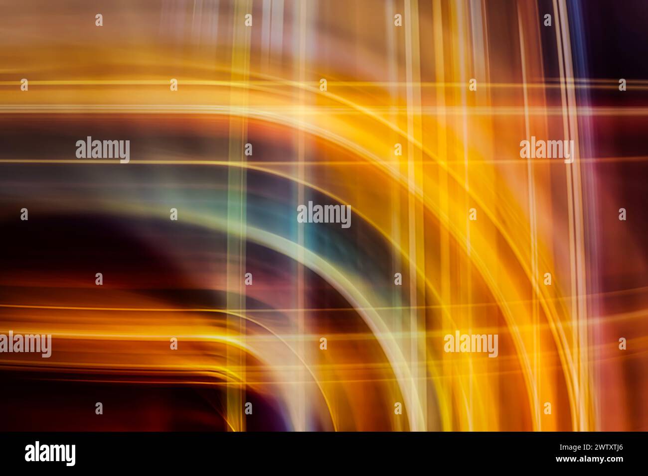 blurred multicolored gradient lines in motion Stock Photo
