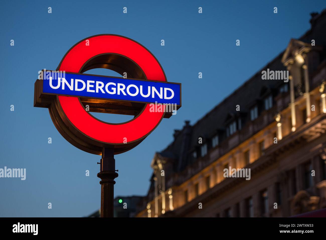 File photo dated 17/08/16 of a London Underground roundel at Oxford ...