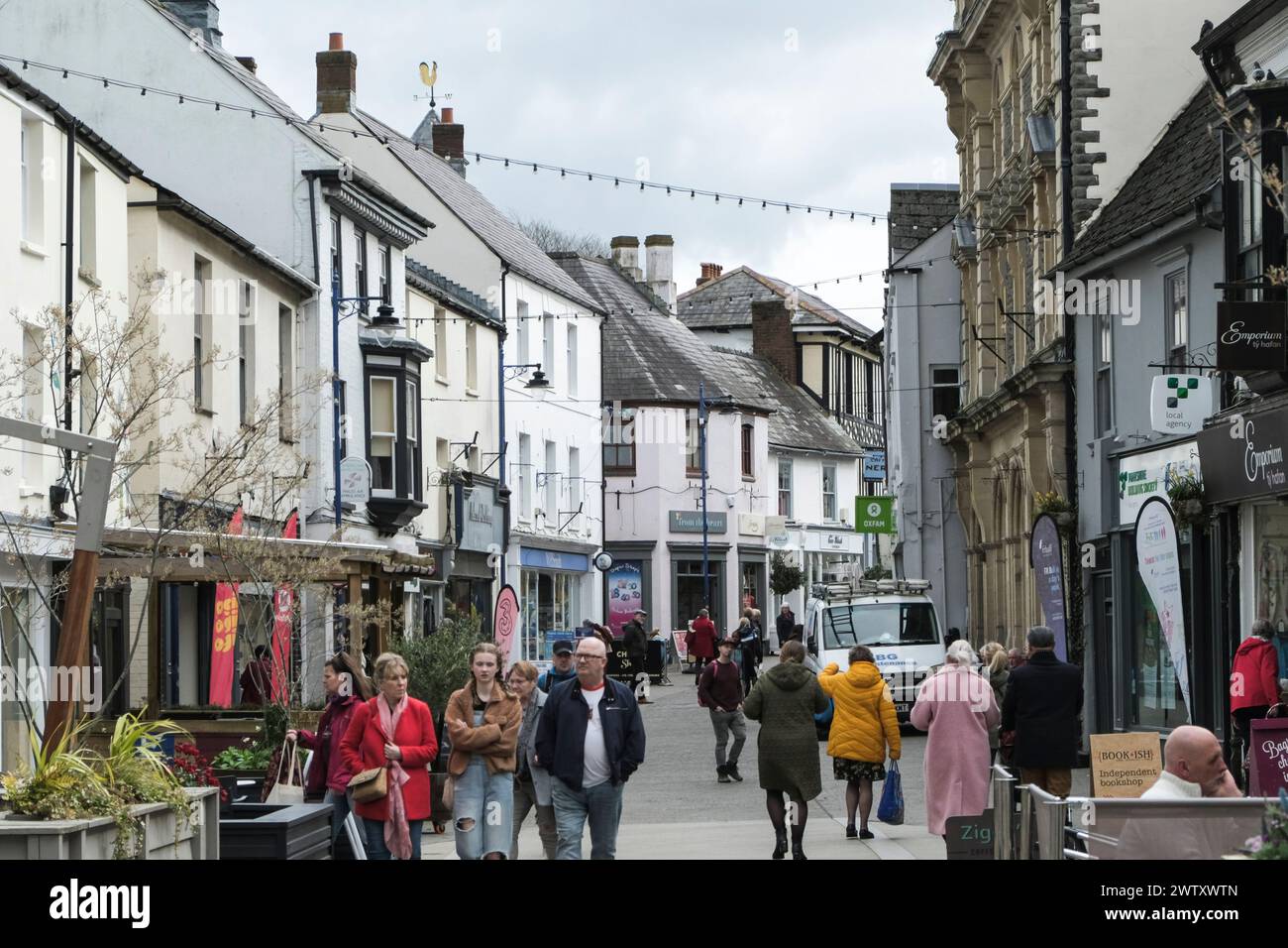 Around Abergavenny a market town in Monmouthshire Wales UK Stock Photo