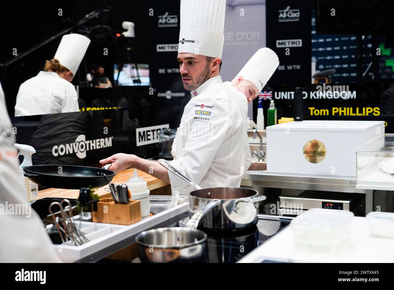 Britain's Tom Phillips during the European final of Bocuse d'Or Europe