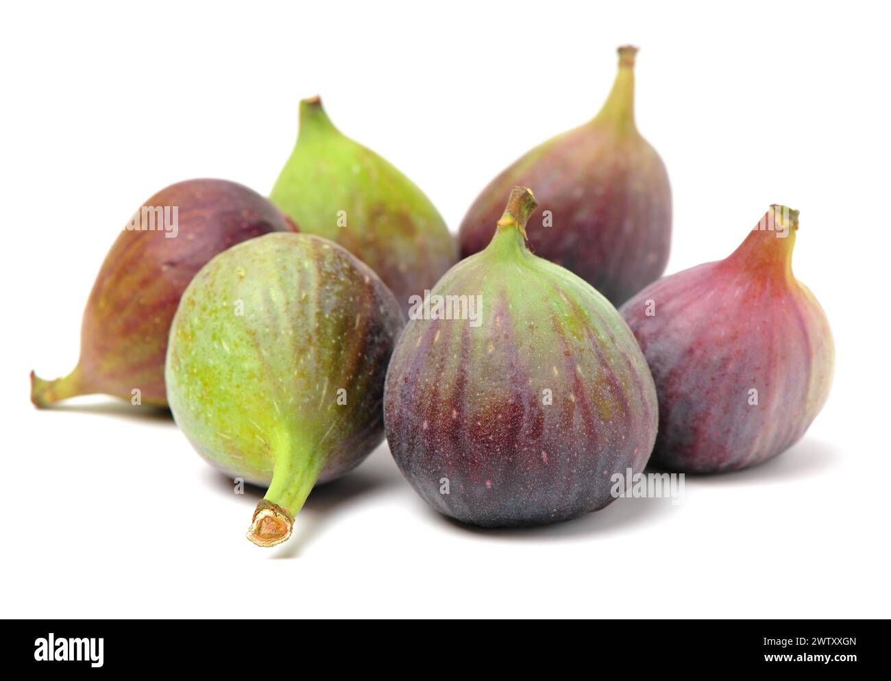 3 Ripe Figs Ripe figs on a white background Stock Photo - Alamy
