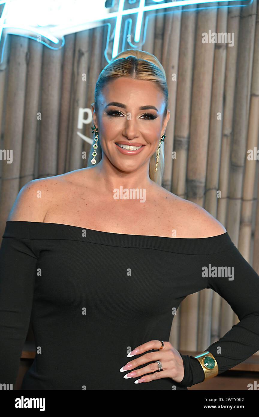 Danielle Cabral attends the New York Premiere of "Roadhouse" at Jazz at