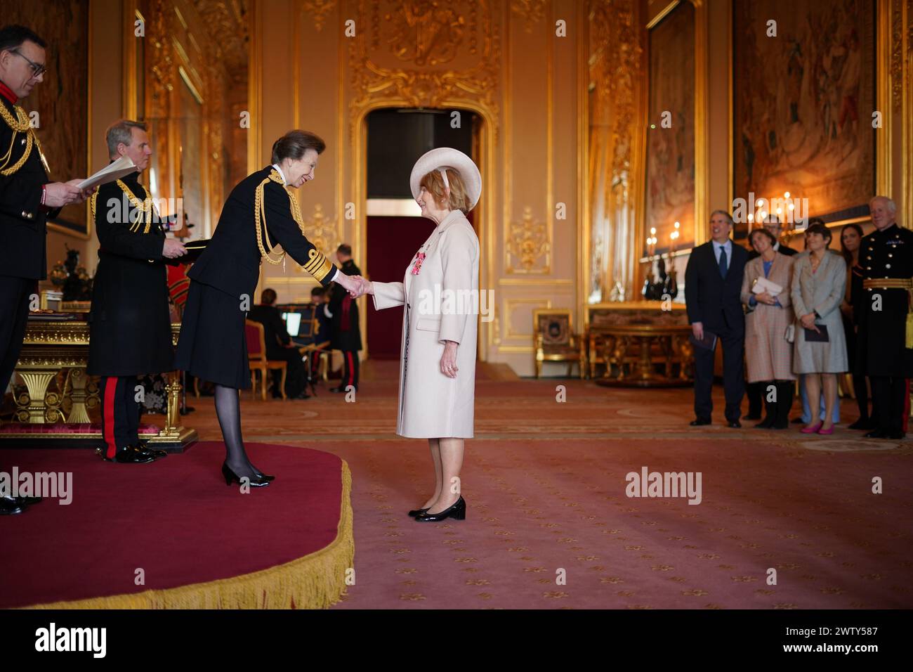 Order Wty Lady Hopkins, from London, Architect, is made an Officer of the Order ...
