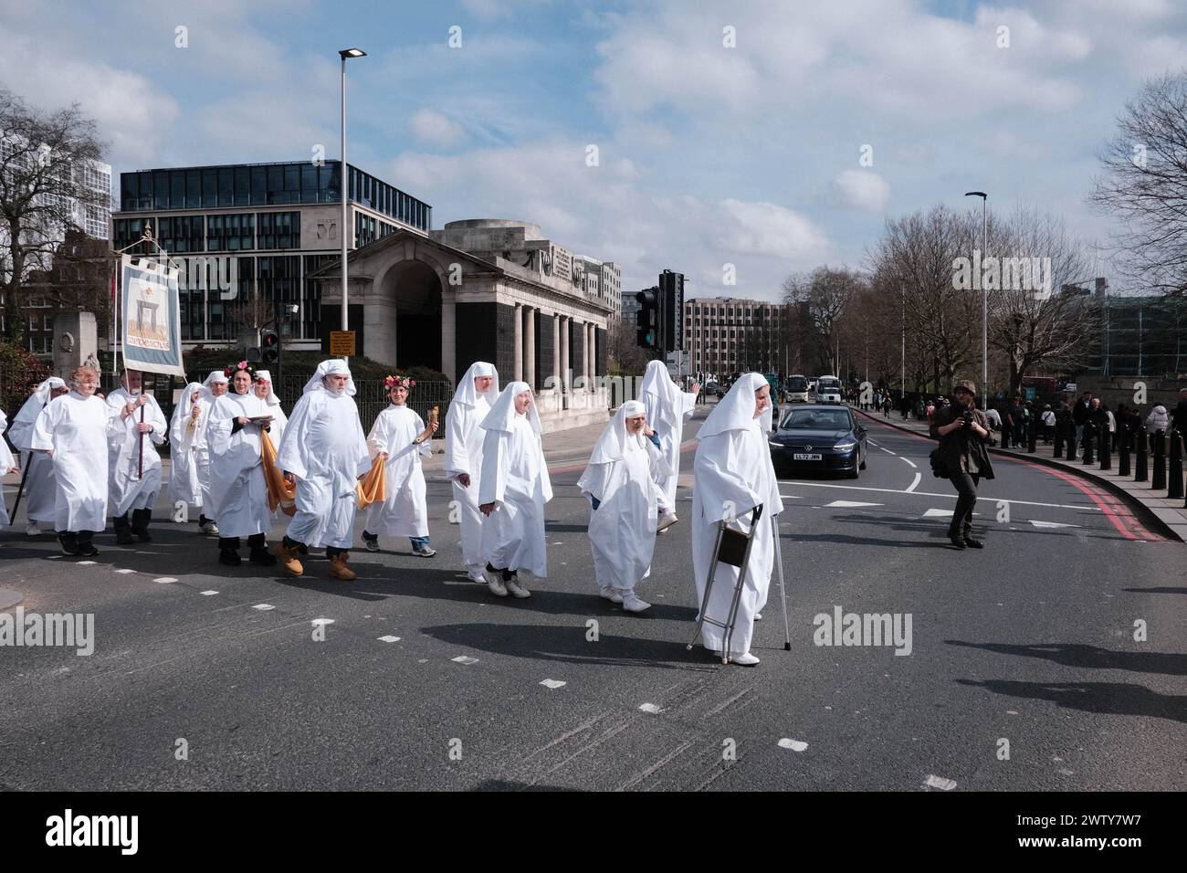 London, UK. 20th Mar, 2024. In a celebration of the changing seasons