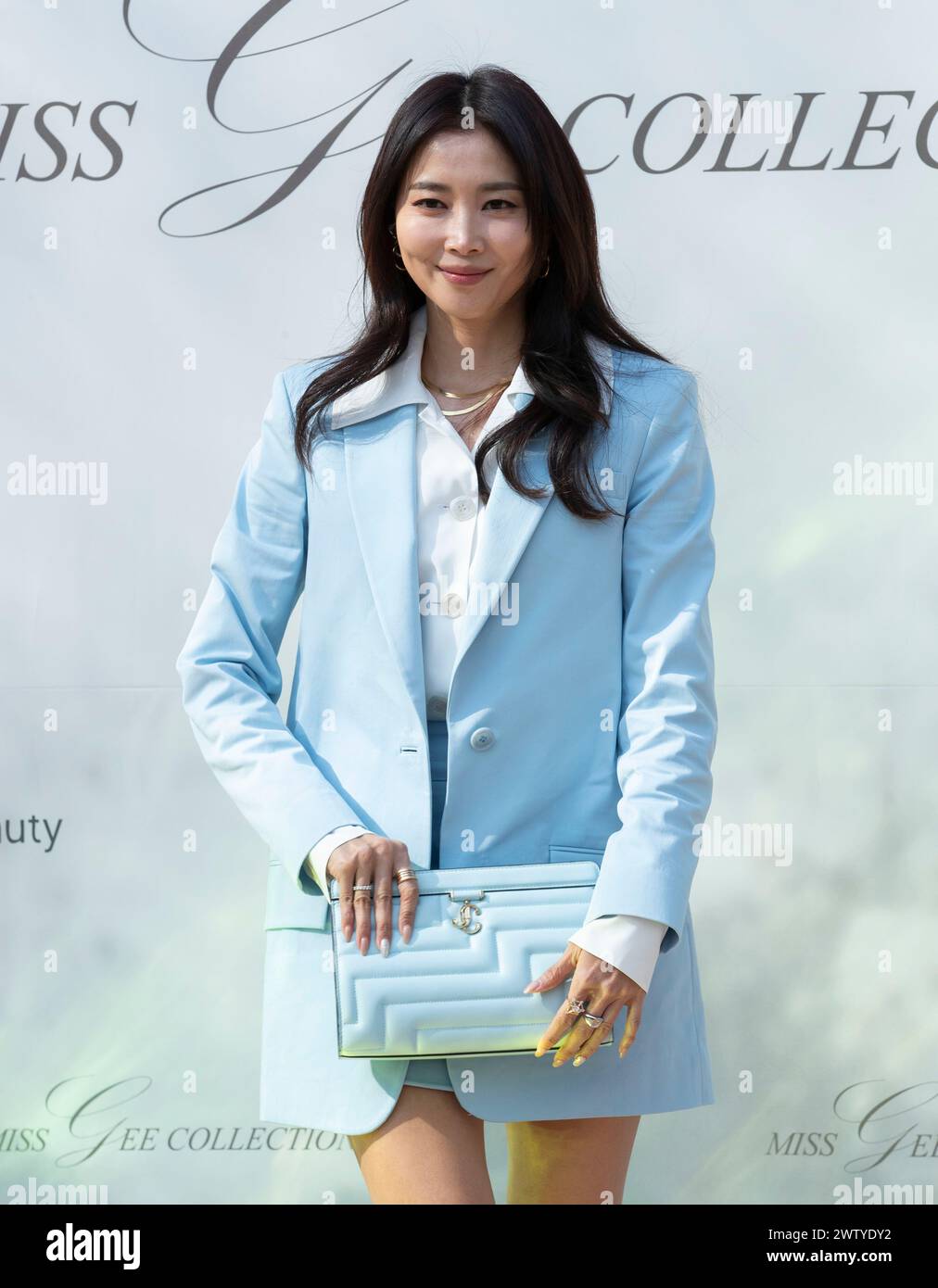 Seoul, South Korea. 20th Mar, 2024. South Korean actress Oh Yoon-ah, attends a photocall for the Miss Gee Collection 24 F/W Fashion Show Designer by Gee Choon-hee at Unhyeongung Royal Residence in Seoul, South Korea on March 20, 2024. (Photo by Lee Young-ho/Sipa USA) Credit: Sipa USA/Alamy Live News Stock Photo