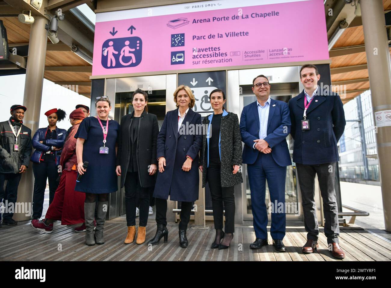 Paris, France. 20th Mar, 2024. President of Ile-de-France Mobilités and ...