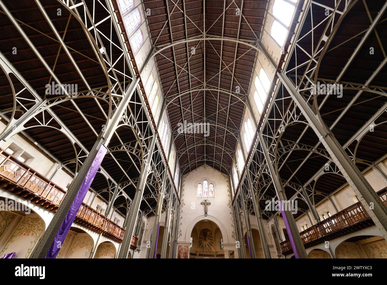 NOTRE-DAME-DU-TRAVAIL PARIS Stock Photo