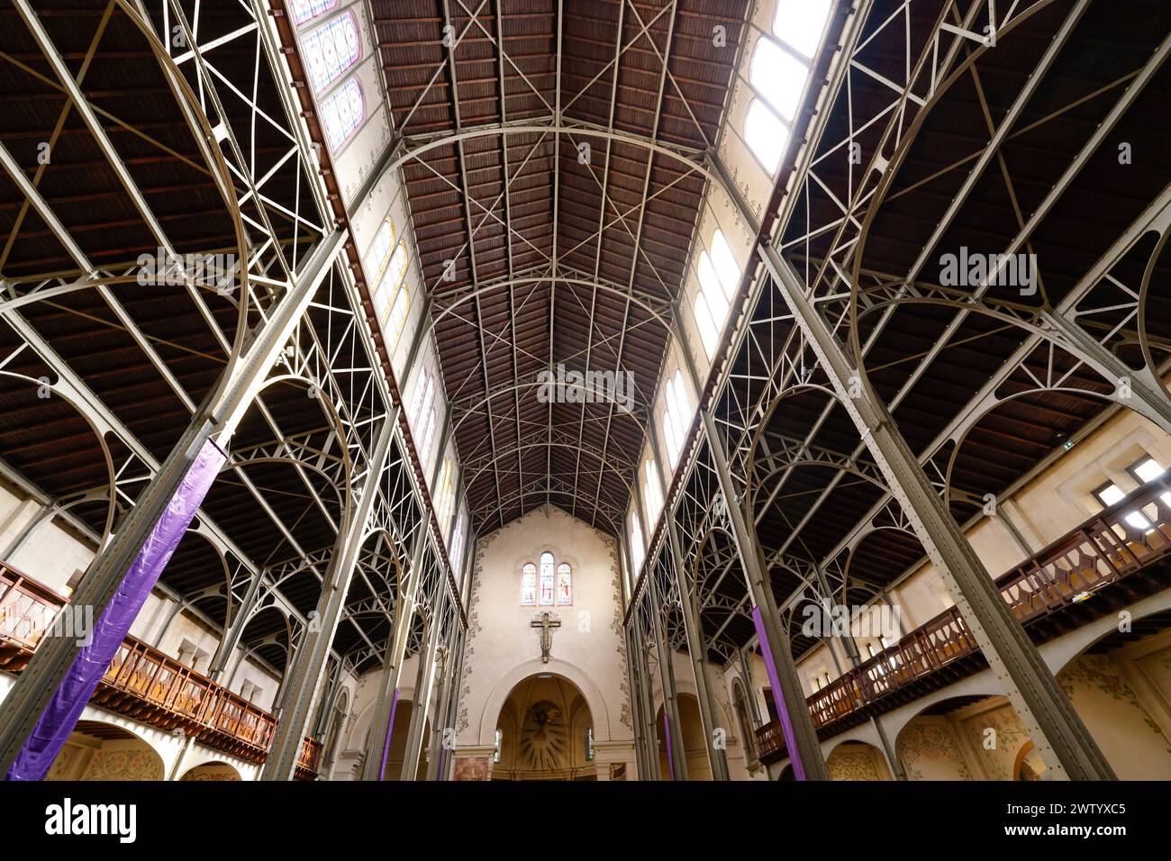 NOTRE-DAME-DU-TRAVAIL PARIS Stock Photo