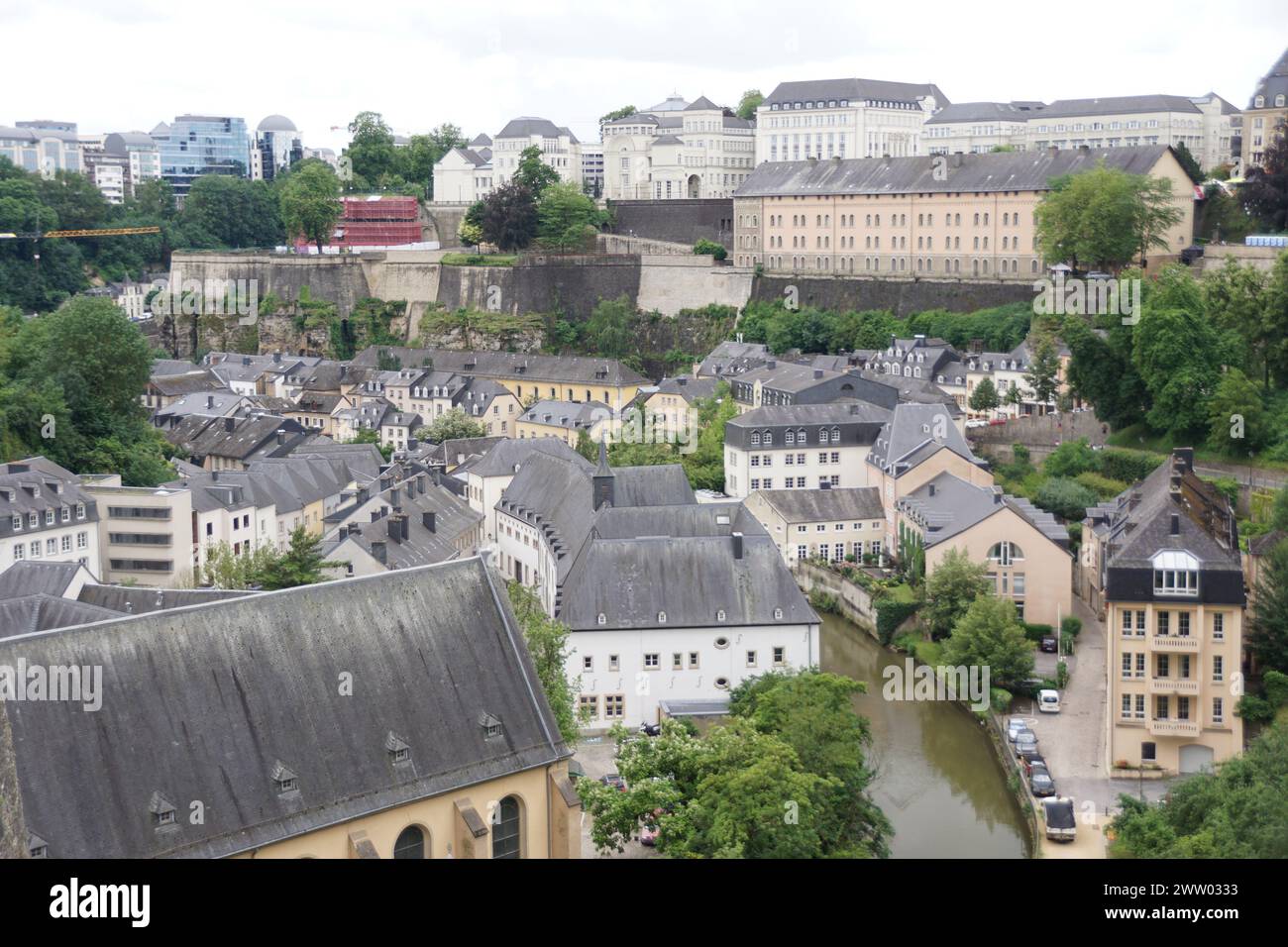 A tour of Luxembourg city Stock Photo