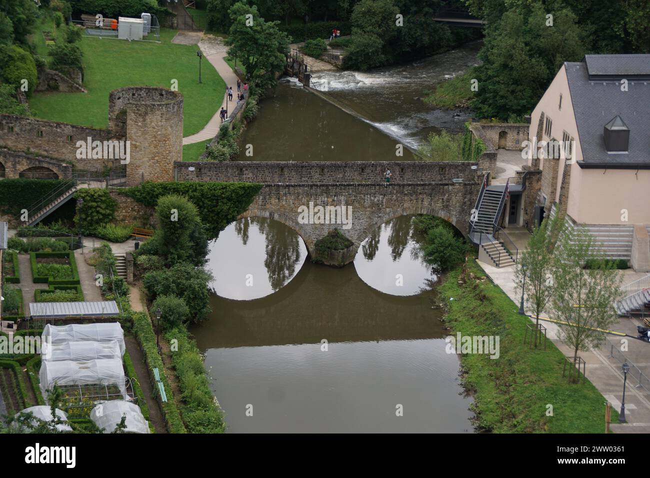 A tour of Luxembourg city Stock Photo