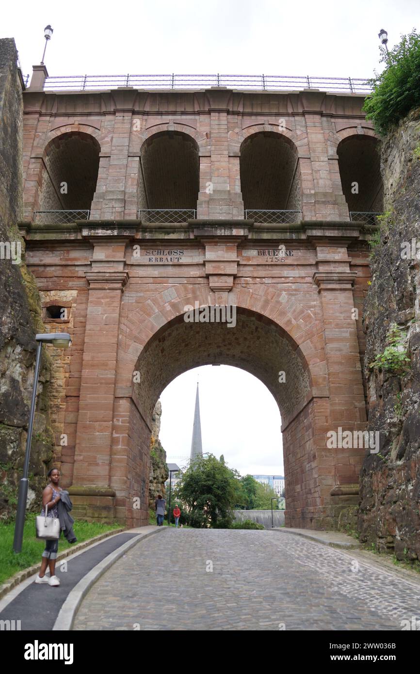 A tour of Luxembourg city Stock Photo