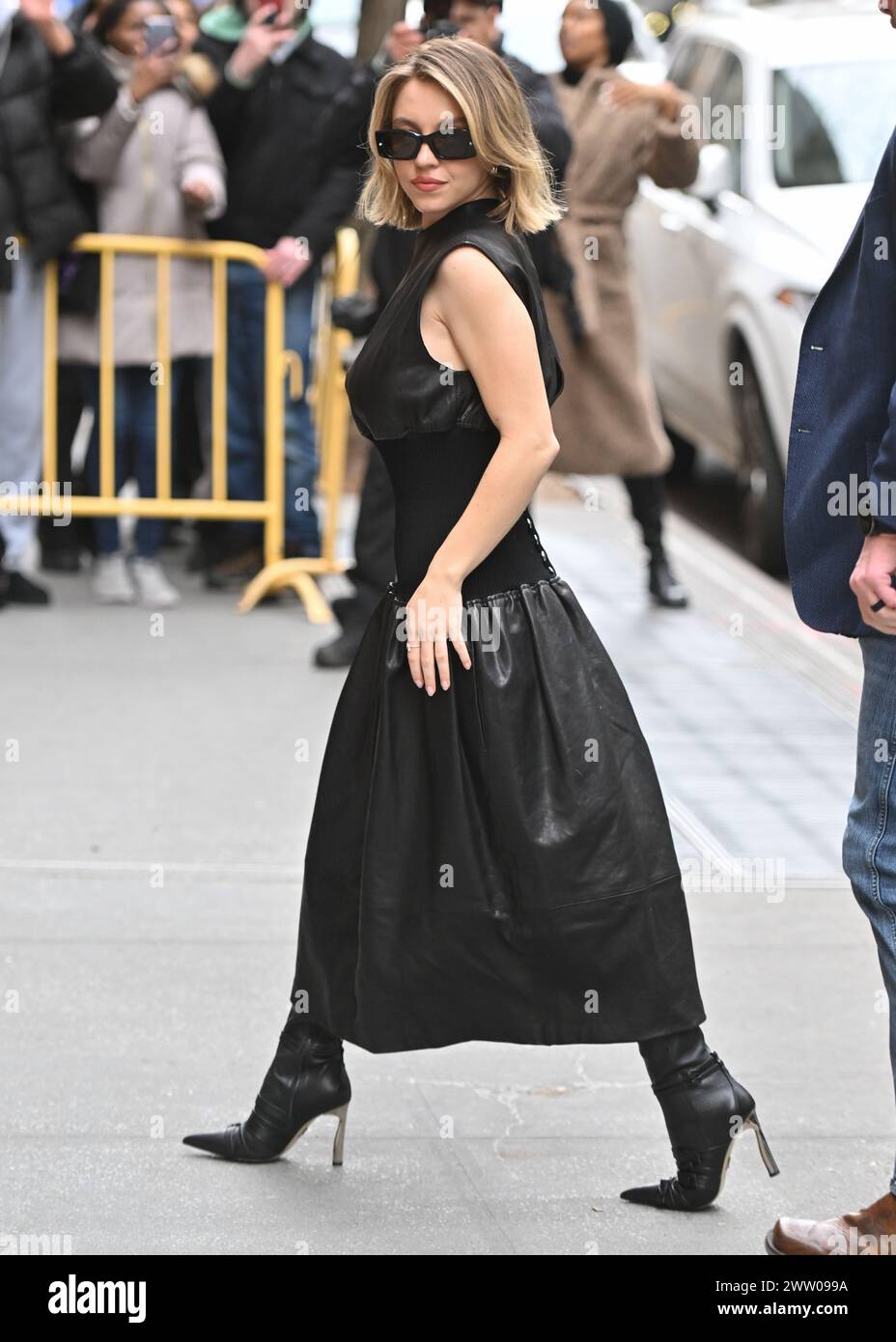 Curated visual reference: The View At Abc Studios Reference: Sydney Sweeney Arrives At The View At Abc Studios On