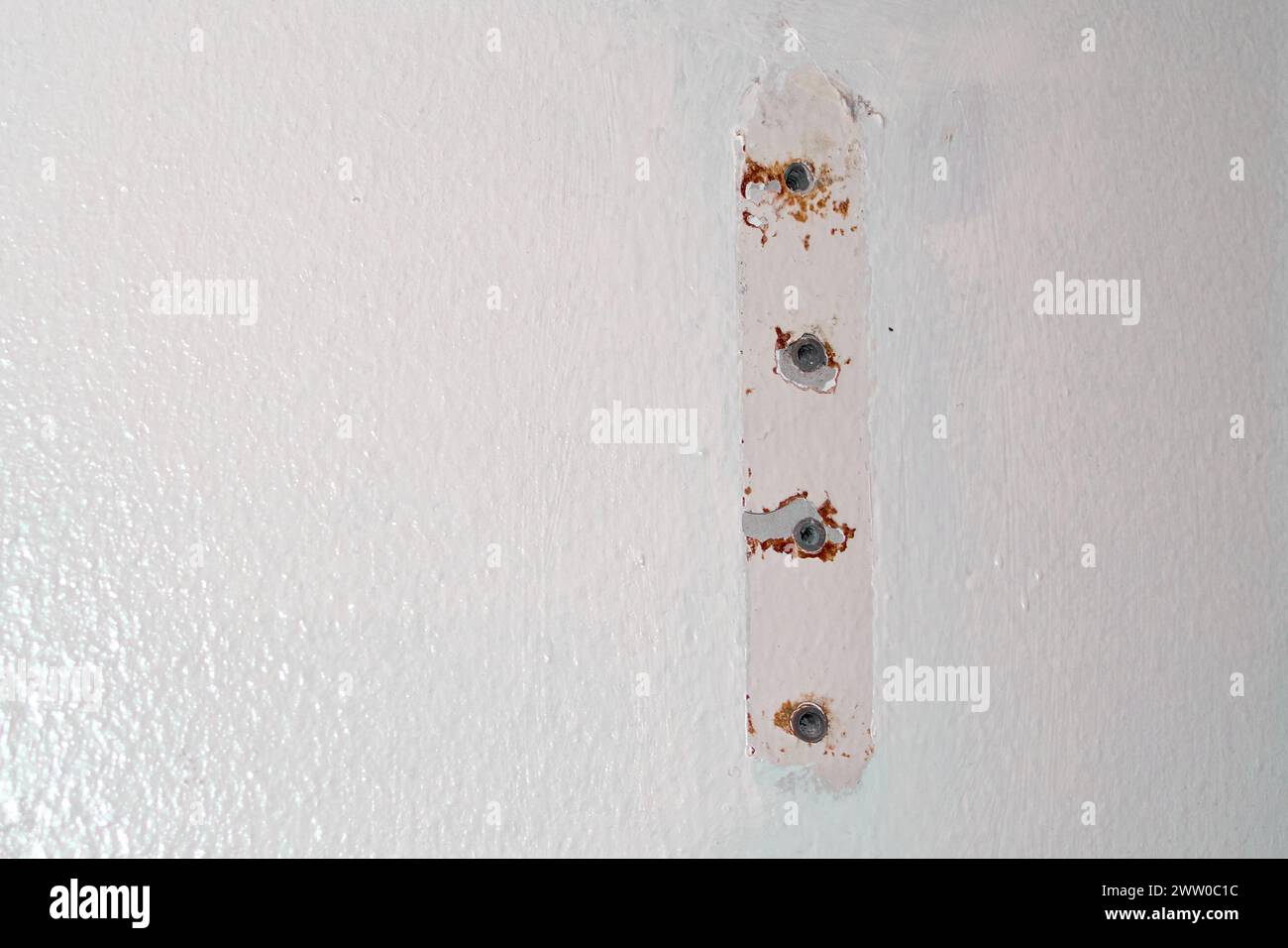 Detail of obvious structural wear. Stock Photo