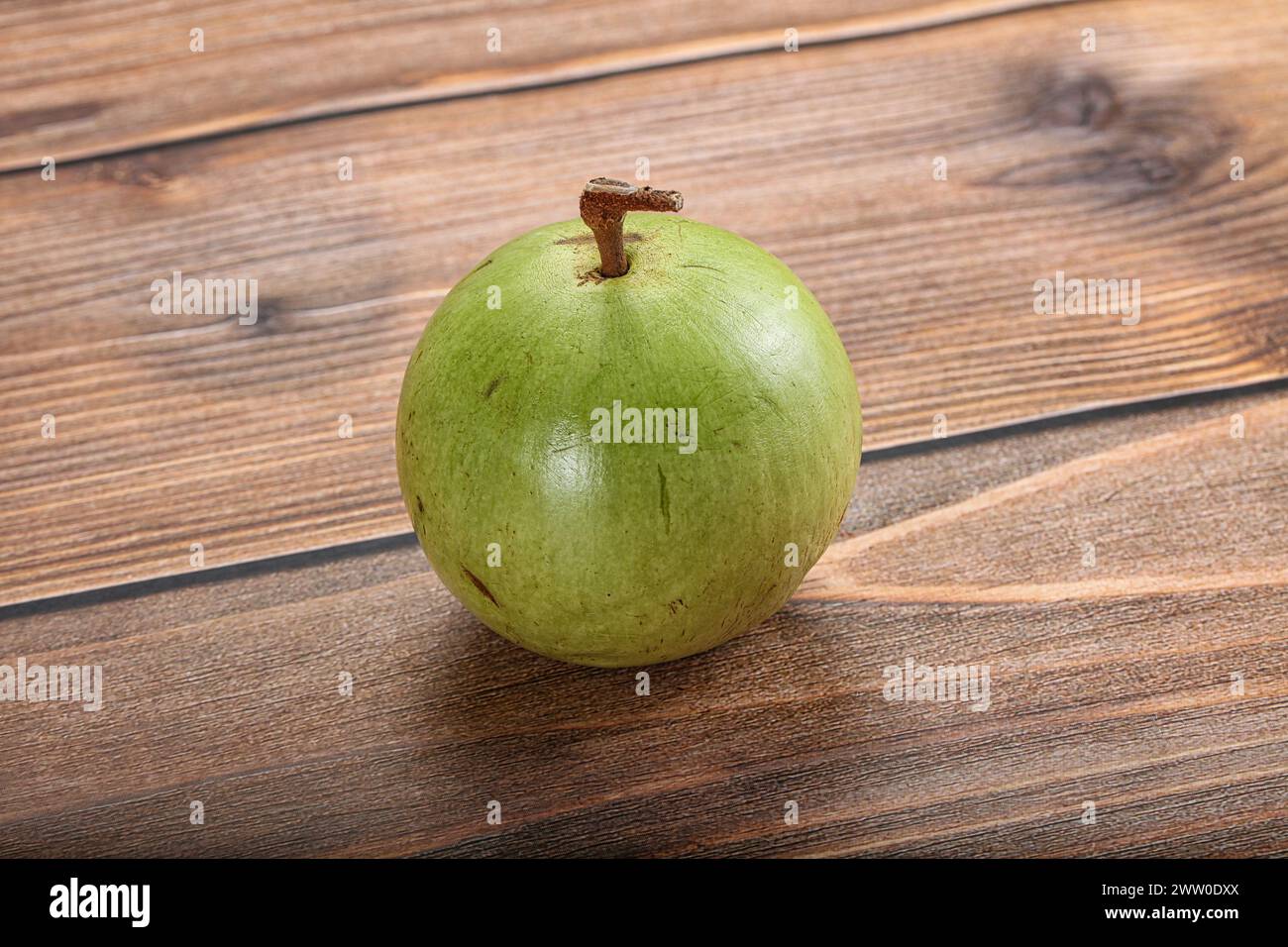 Tropical sweet juicy fruit Sapote Star apple Stock Photo