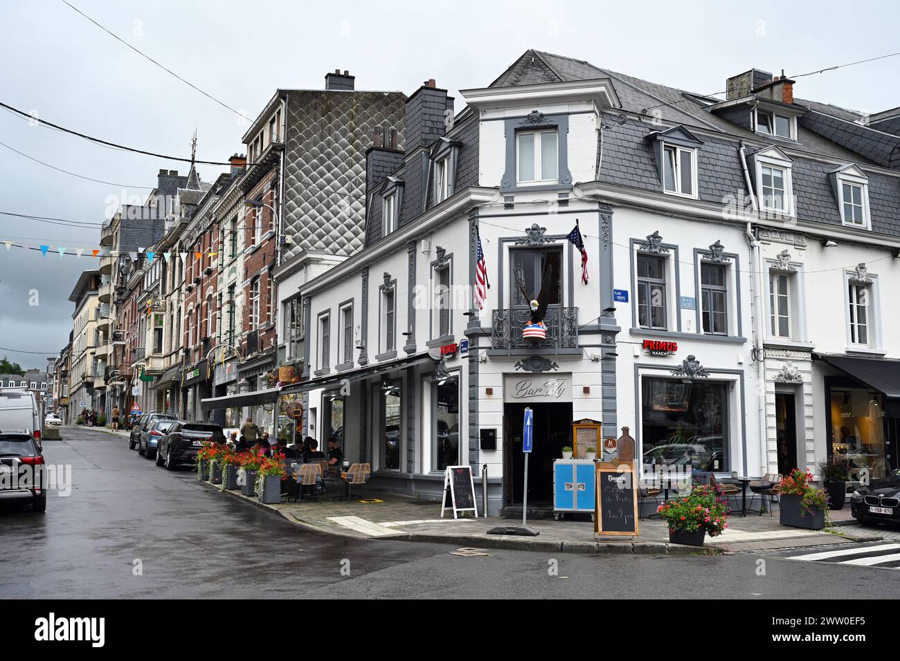 Cafe in Spa Stock Photo