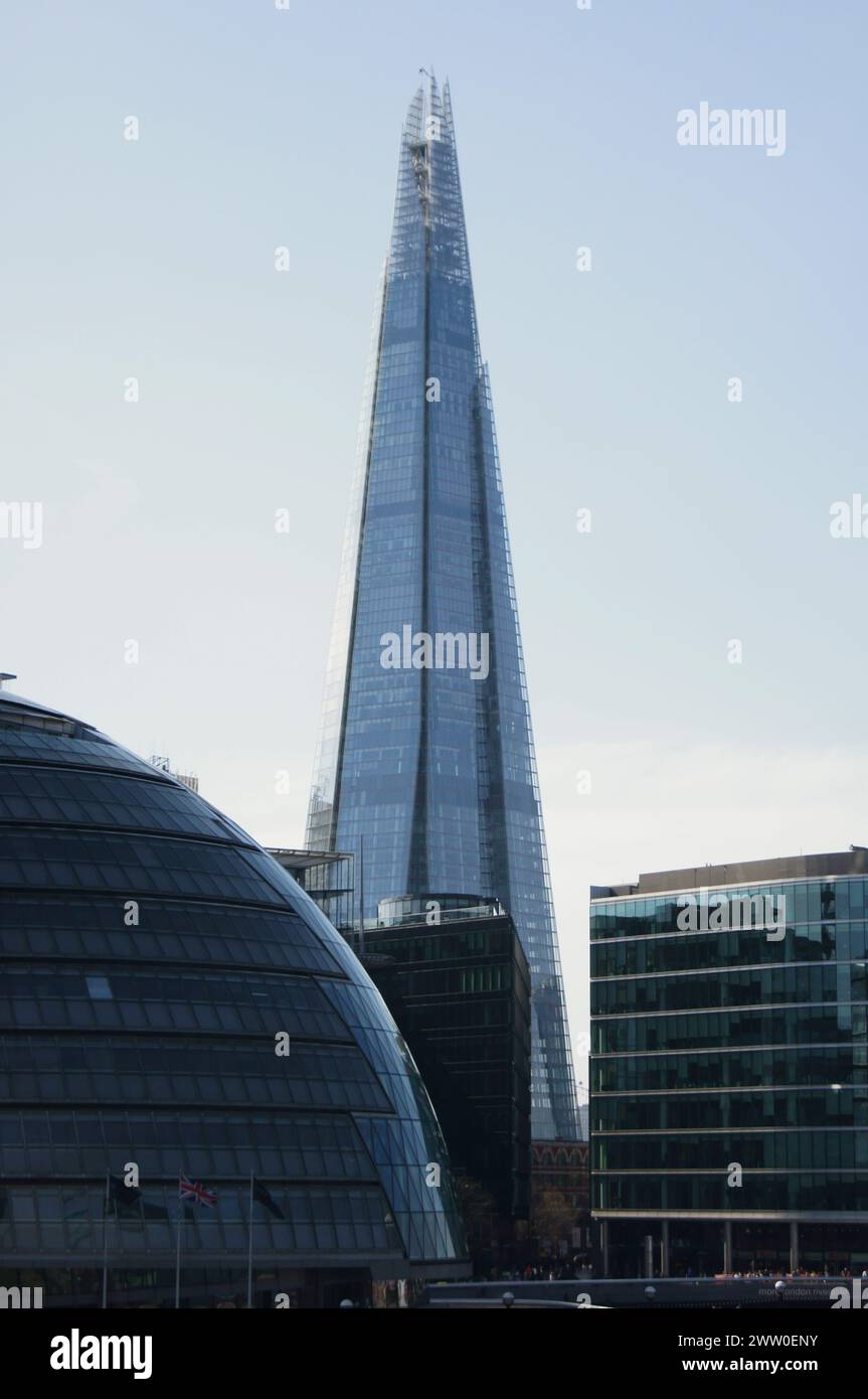 London views including; Big Ben, London Eye, Houses of Parliament, St Pauls Cathedral, Nelsons Column, The Shard, Stock Photo