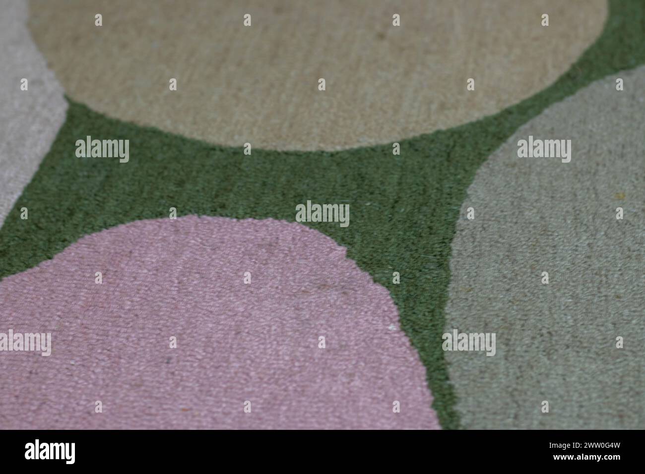 Soft color pattern design of carpet Stock Photo