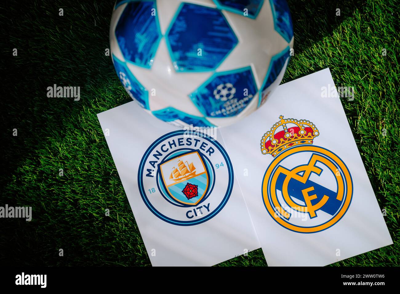 PARIS, FRANCE, MARCH. 16. 2024 Real Madrid (ESP) vs Manchester City