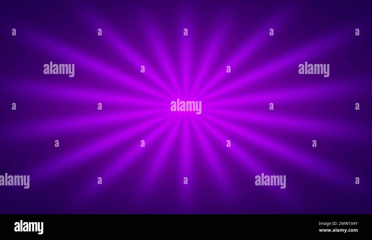 Purple burst background. Bean ray striped design Stock Vector Image ...