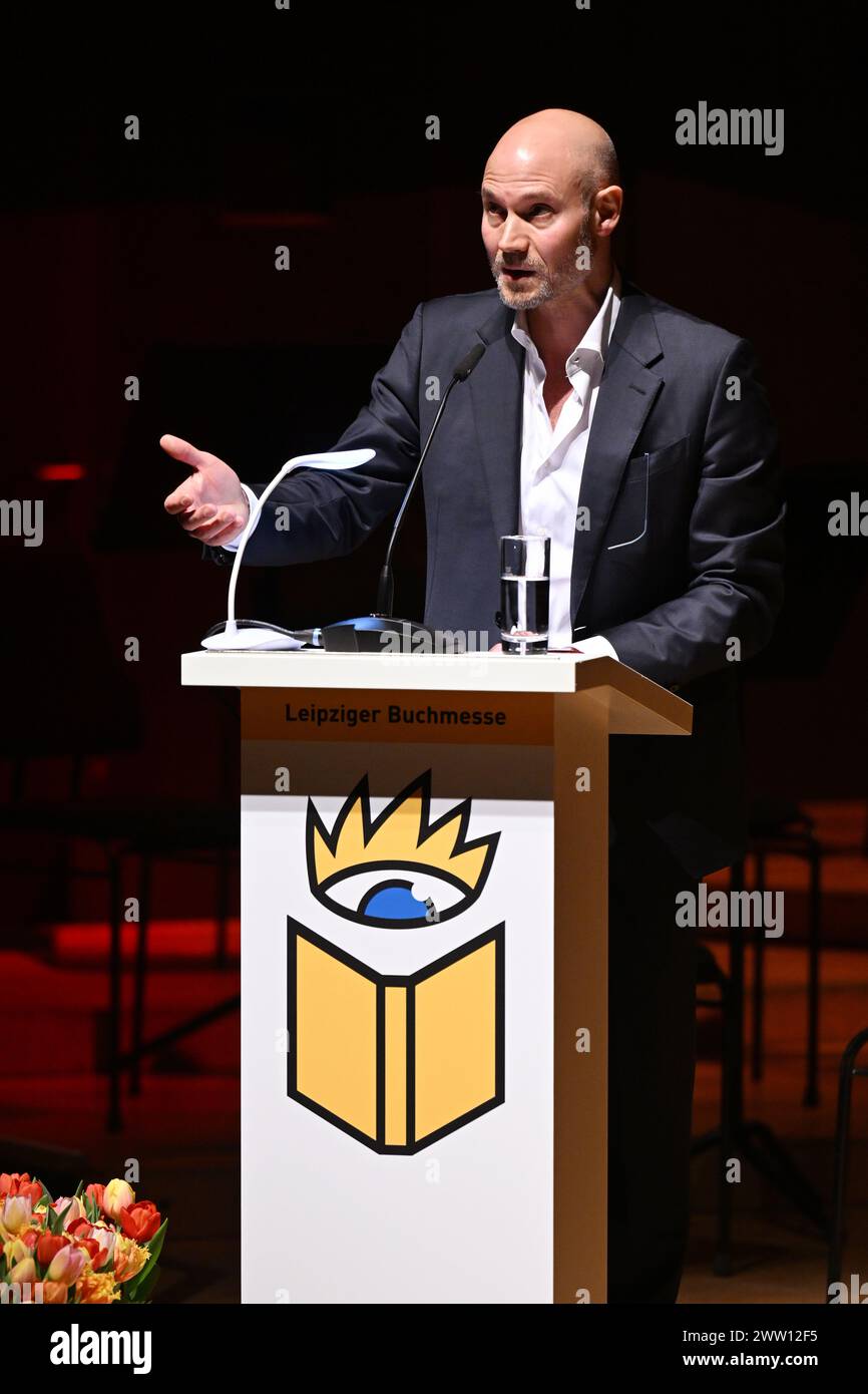 20 March 2024, Saxony, Leipzig Omri Boehm, GermanIsraeli philosopher