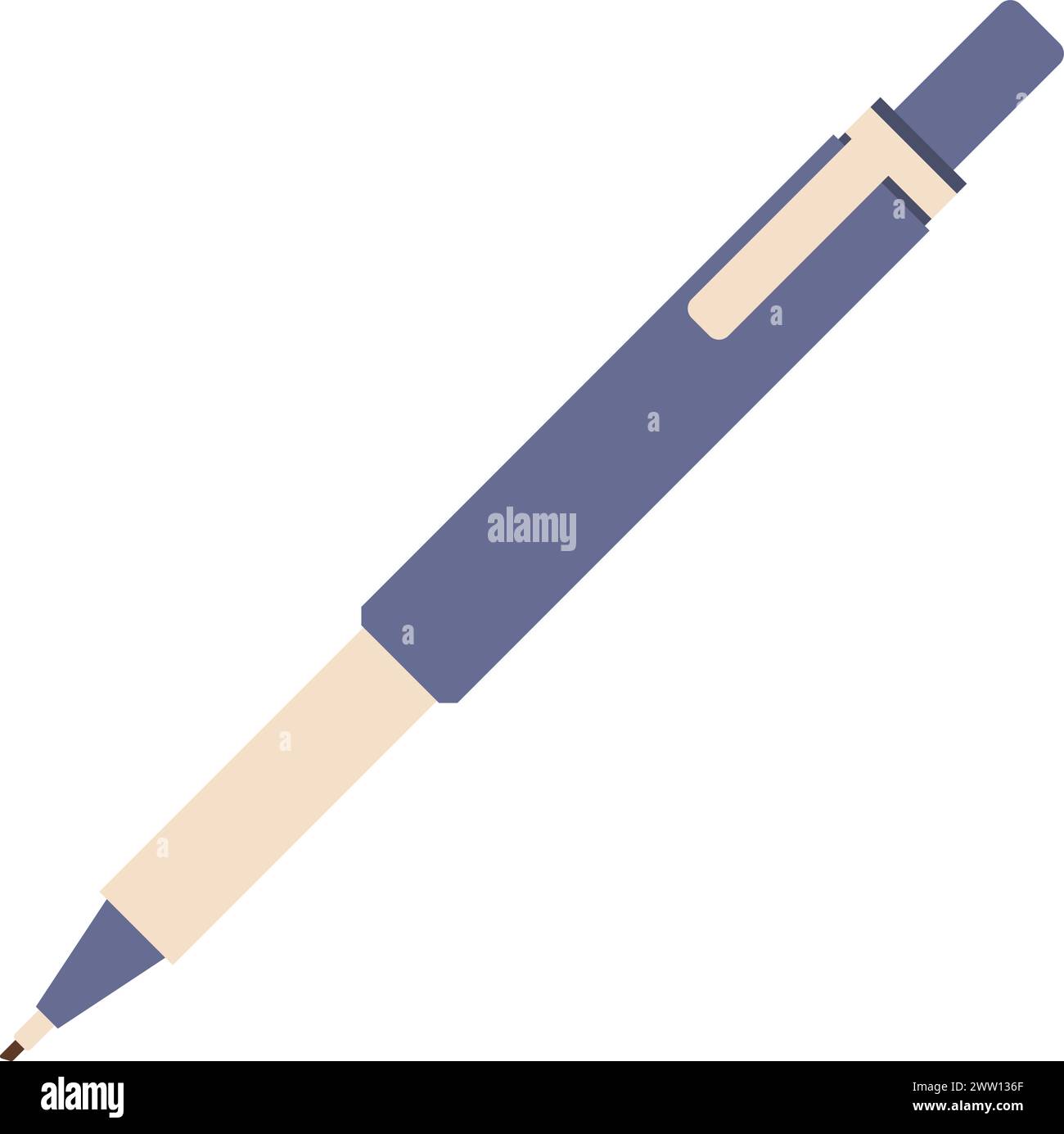 Pen icon. Writing tool. Office stationery symbol Stock Vector Image ...