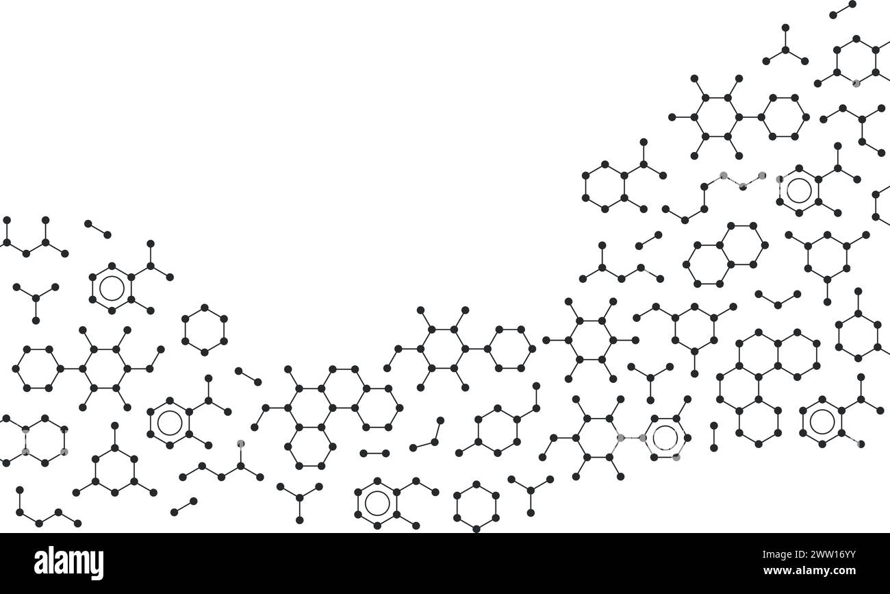 Biotech Pattern Molecular fractal Stock Vector Images - Alamy