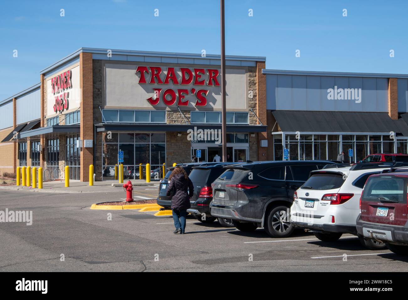 Shoreview, Minnesota. Trader Joe's, an American chain of grocery stores