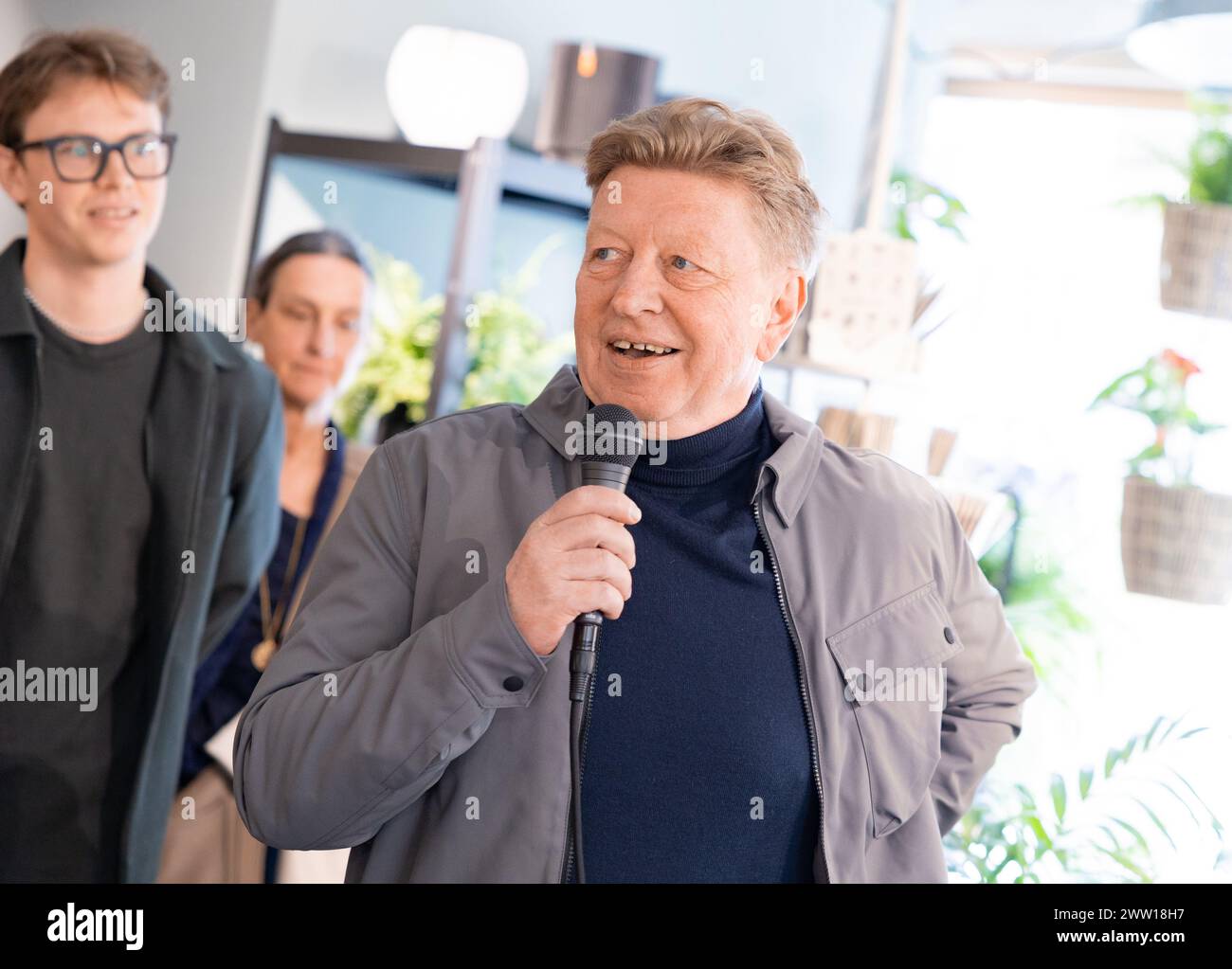 Munich, Germany. 20th Mar, 2024. Wolfgang FIscher at the opening of the Future Retail Store Urban Gardeners by Kiefl in the Townhall in Munich, Germany on March 20, 2024. (Photo by Alexander Pohl/Sipa USA) Credit: Sipa USA/Alamy Live News Stock Photo