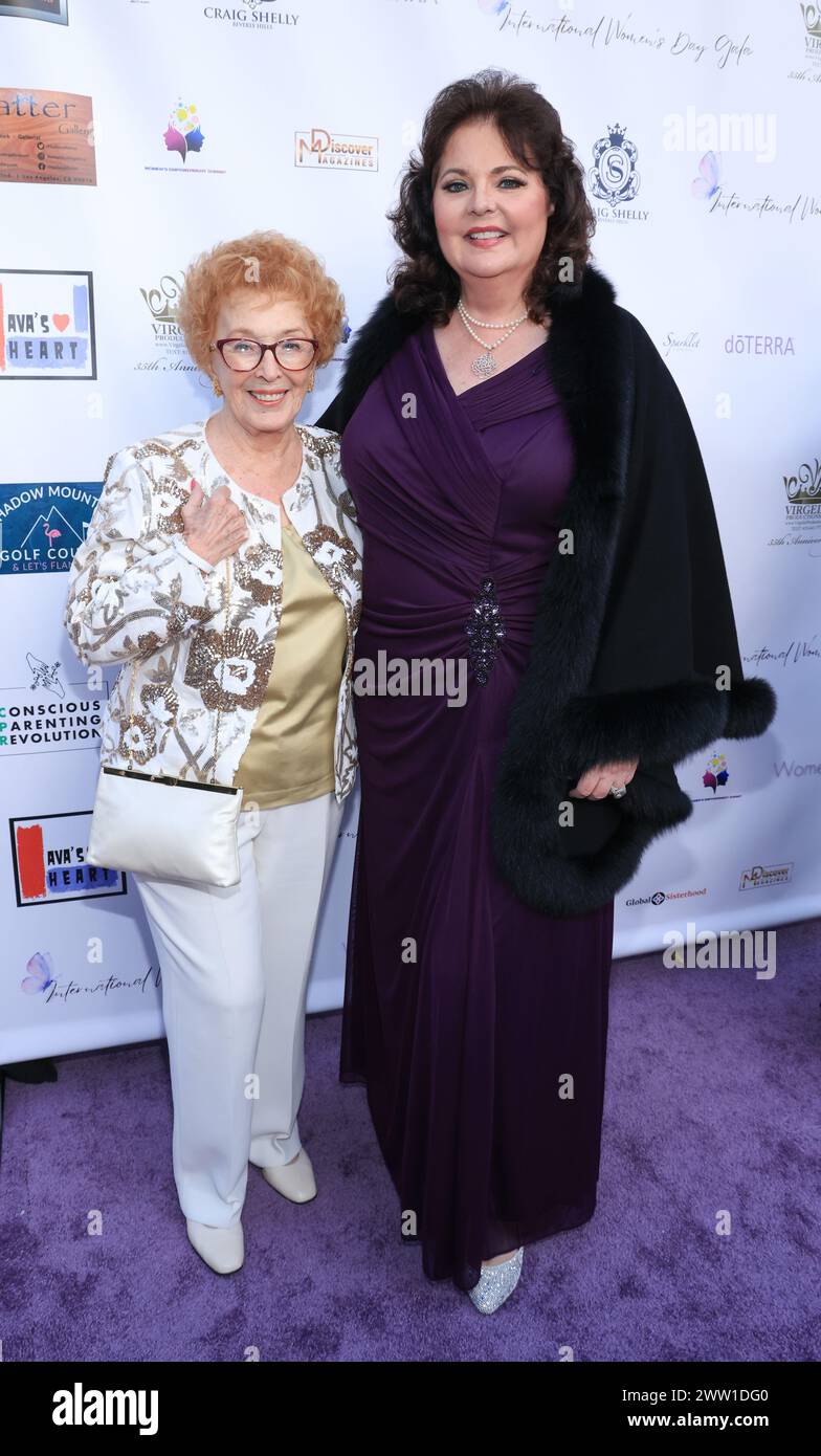 Los Angeles, California, USA. 8th March, 2024. Sally Feldhaus and Susan Irvine attending the International Women's Day Inspiration Awards Gala at the Taglyan Complex in Los Angeles, California.  Credit: Sheri Determan Stock Photo
