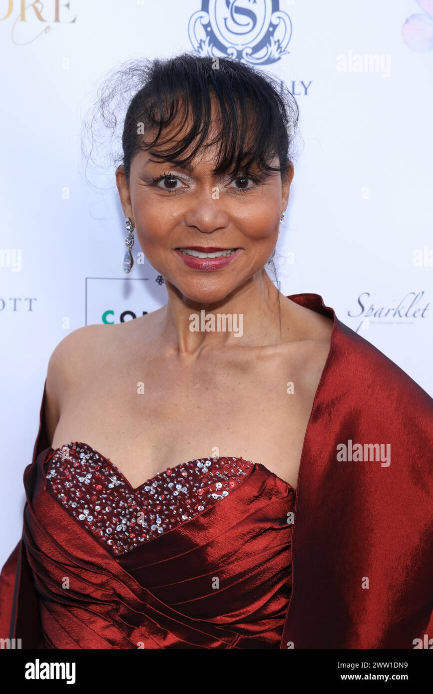 Los Angeles, California, USA. 8th March, 2024. Singer Wanda Ray Willis attending the International Women's Day Inspiration Awards Gala at the Taglyan Complex in Los Angeles, California.  Credit: Sheri Determan Stock Photo