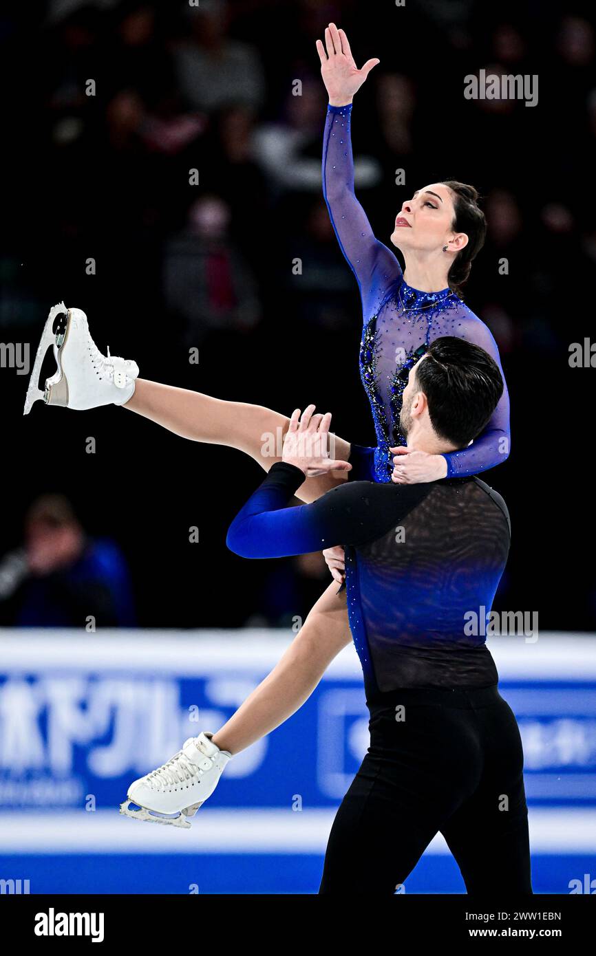 Deanna STELLATO-DUDEK & Maxime DESCHAMPS (CAN), During Pairs Short ...