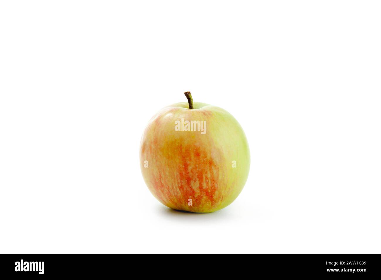 Fresh green apple isolated on white background with clipping path Stock ...