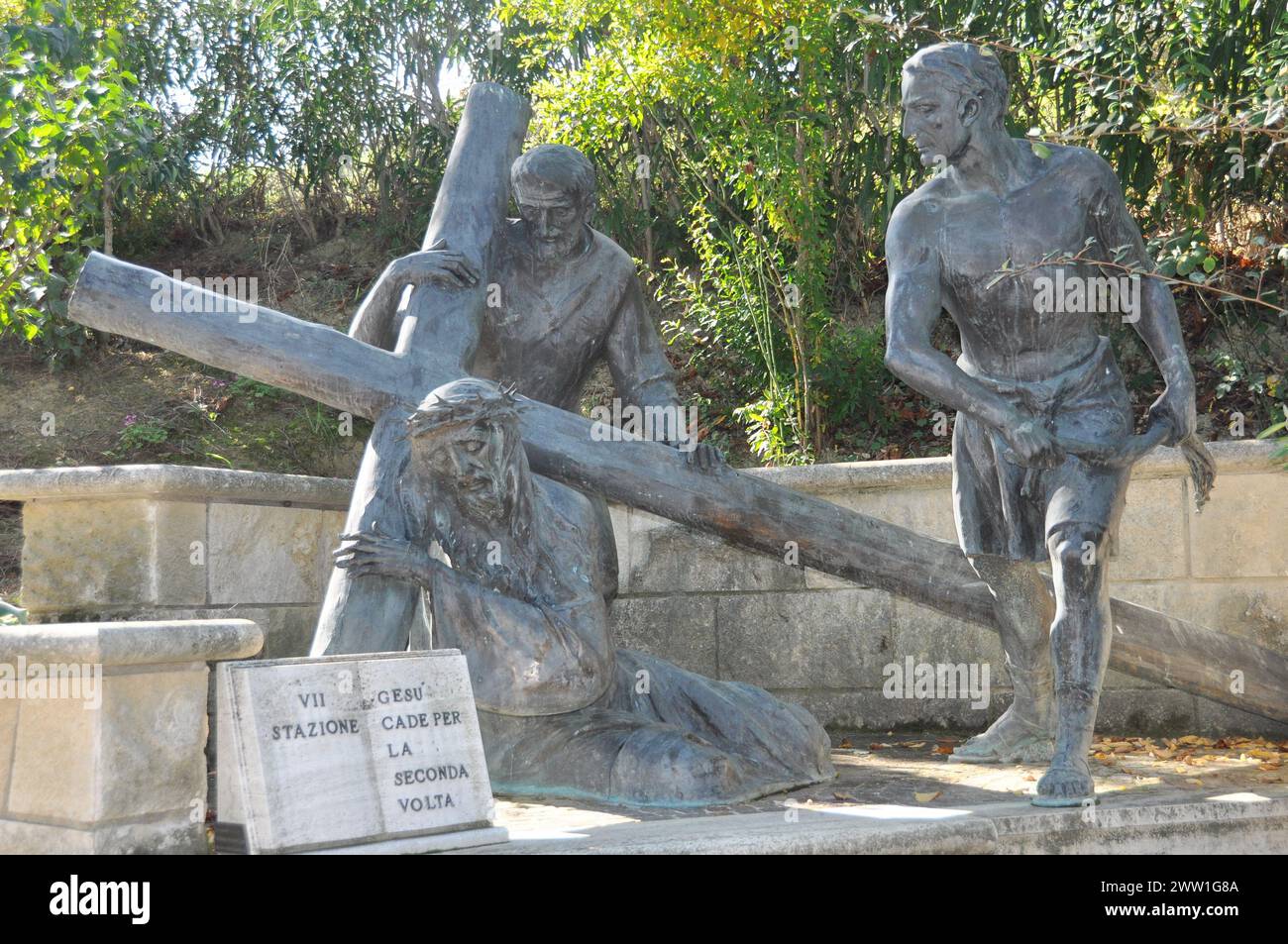 The stations of the cross Stock