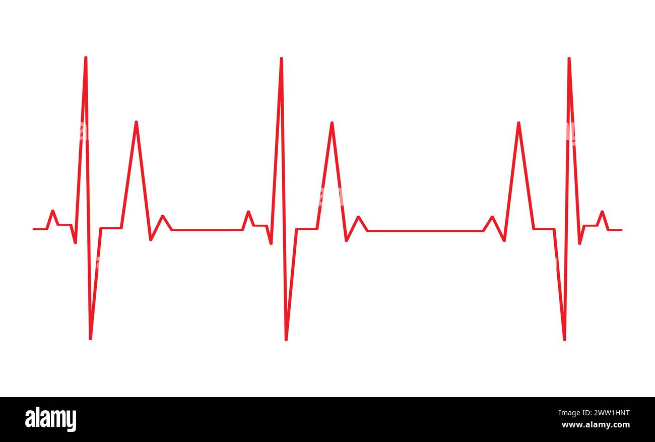 ECG heart beat line icon symbol, Heart beat pulse hospital logo sign