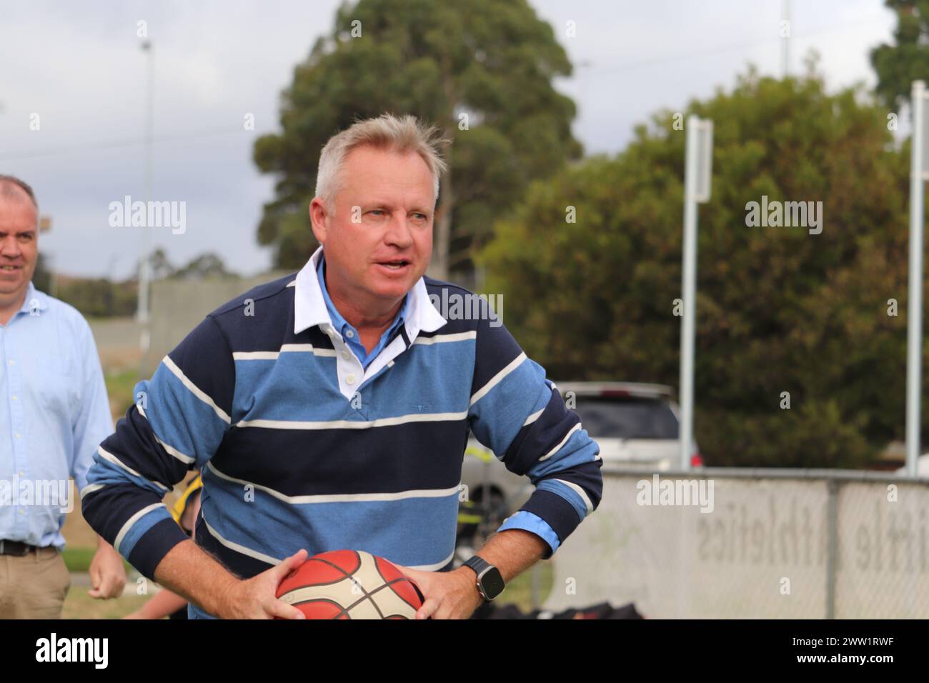 Kingston, Australia. 21st Mar, 2024. Tasmanian Premier Jeremy Rockliff