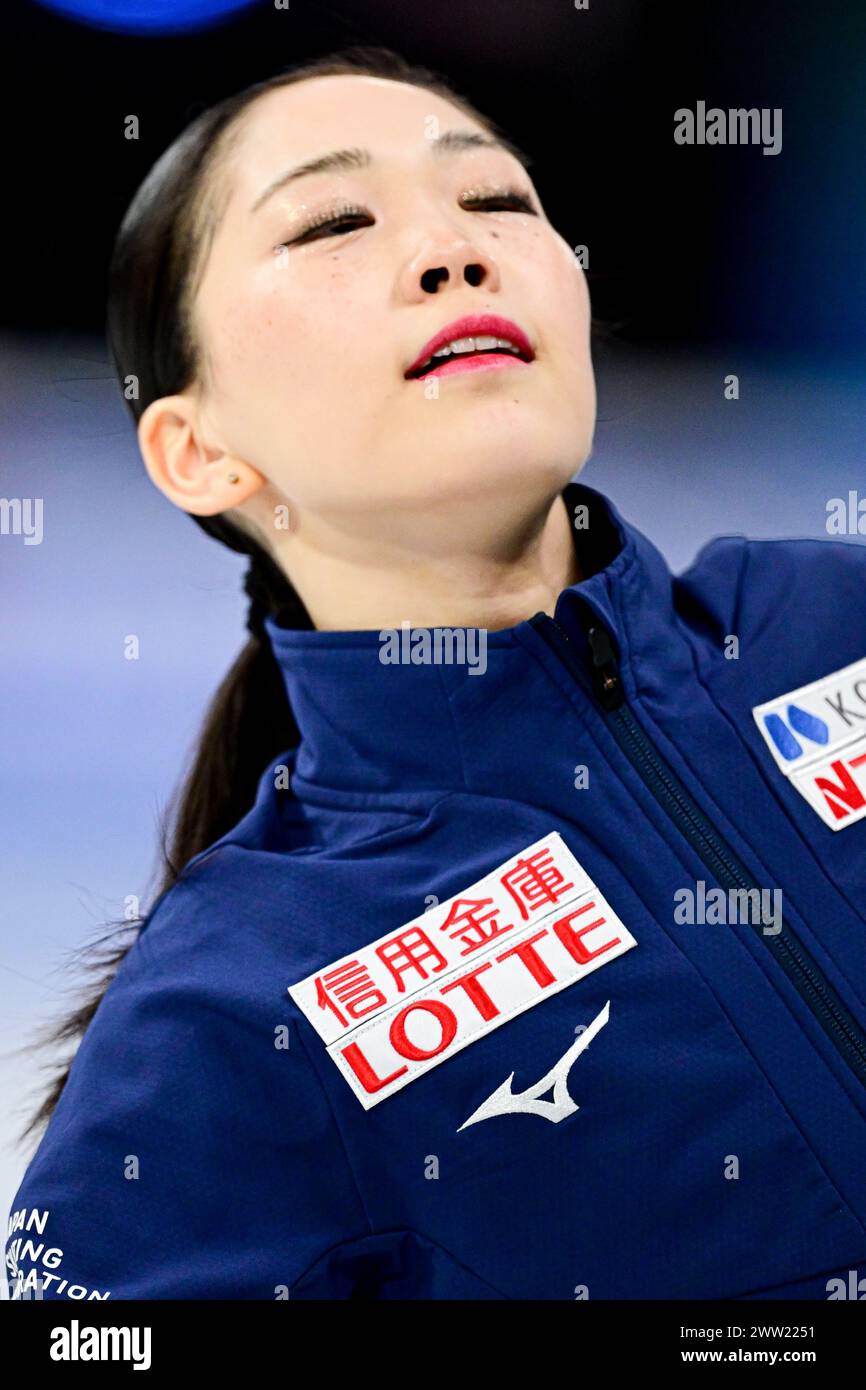 Hana YOSHIDA (JPN), during Women Short Program, at the ISU World Figure