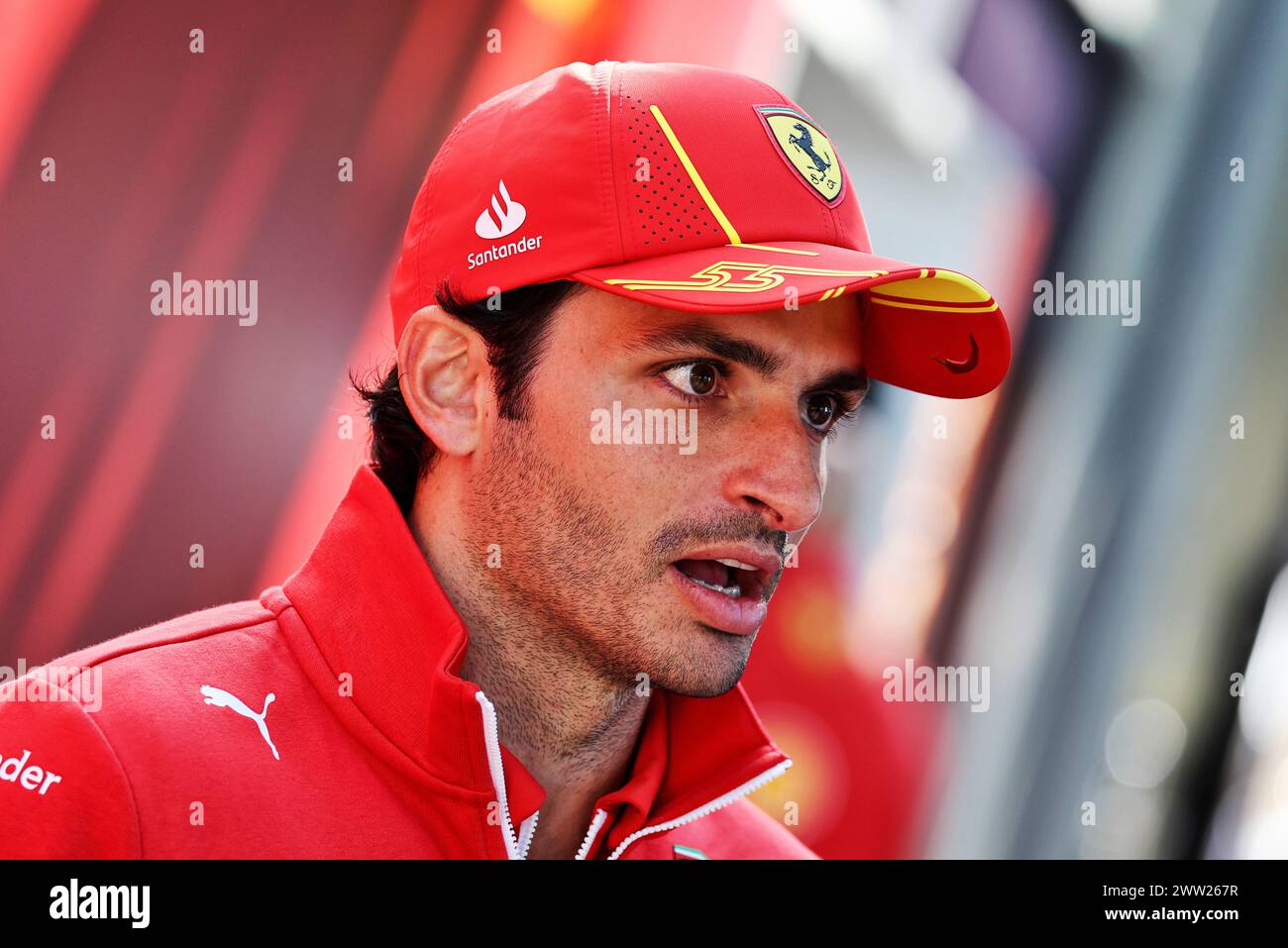 Melbourne, Australia. 21st Mar, 2024. Carlos Sainz Jr (ESP) Ferrari