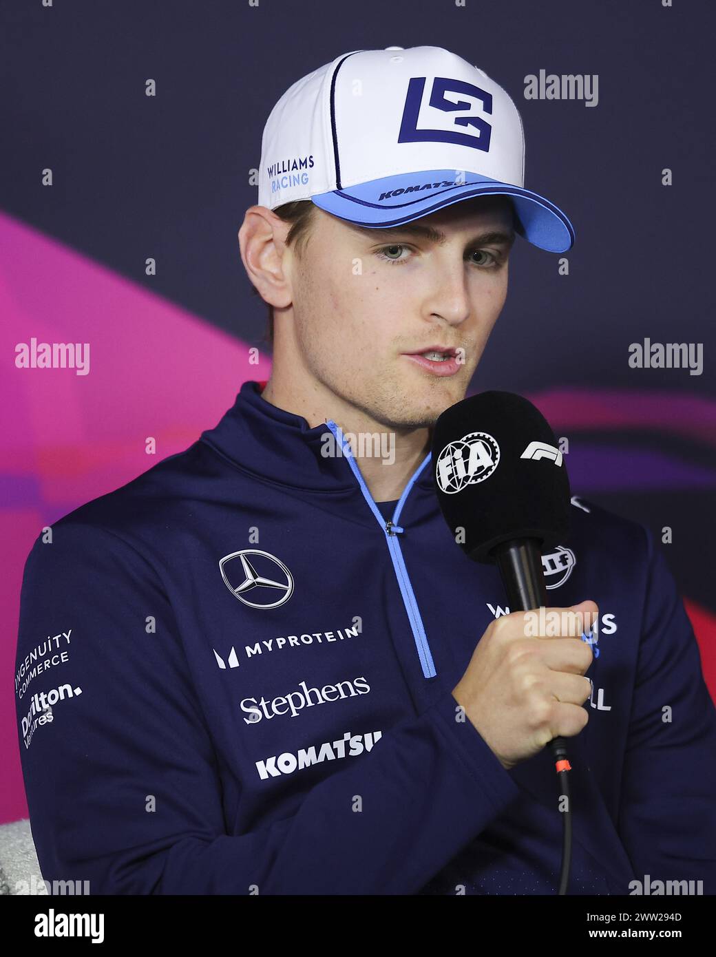 SARGEANT Logan (usa), Williams Racing FW46, portrait during the Formula