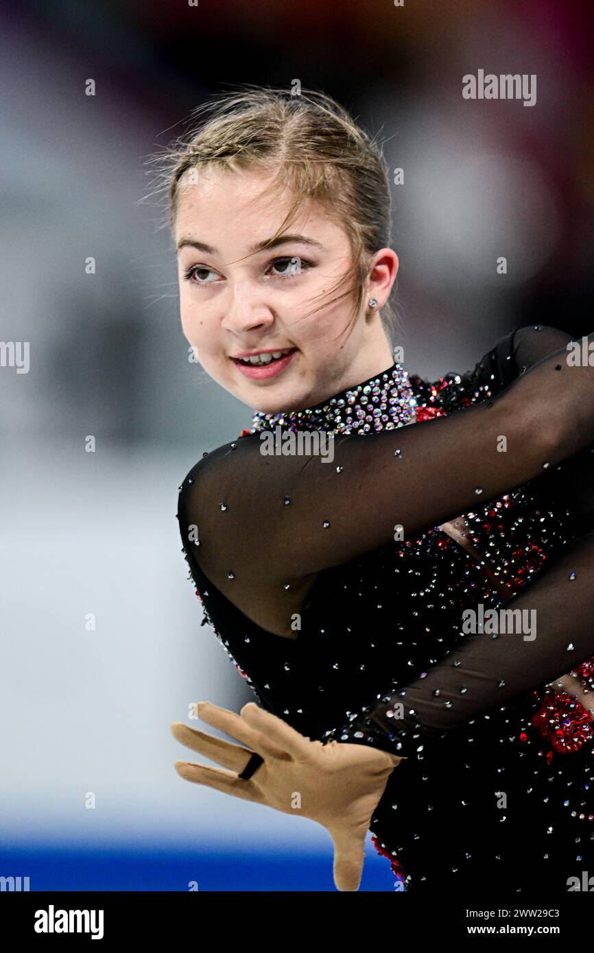 Olga Mikutina Aut During Women Short Program At The Isu World Figure Skating Championships 6774