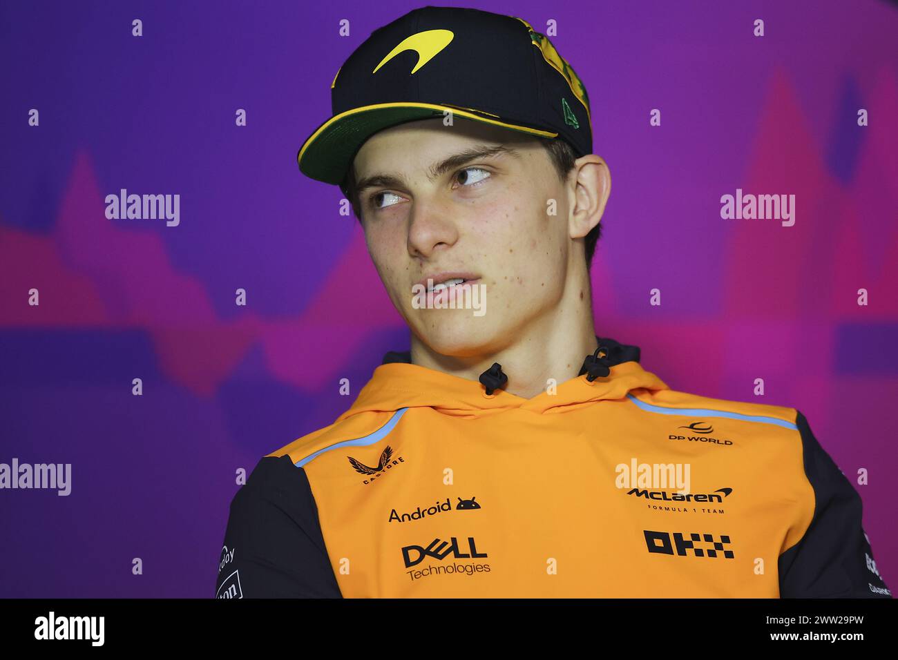 PIASTRI Oscar (aus), McLaren F1 Team MCL38, portrait during the Formula