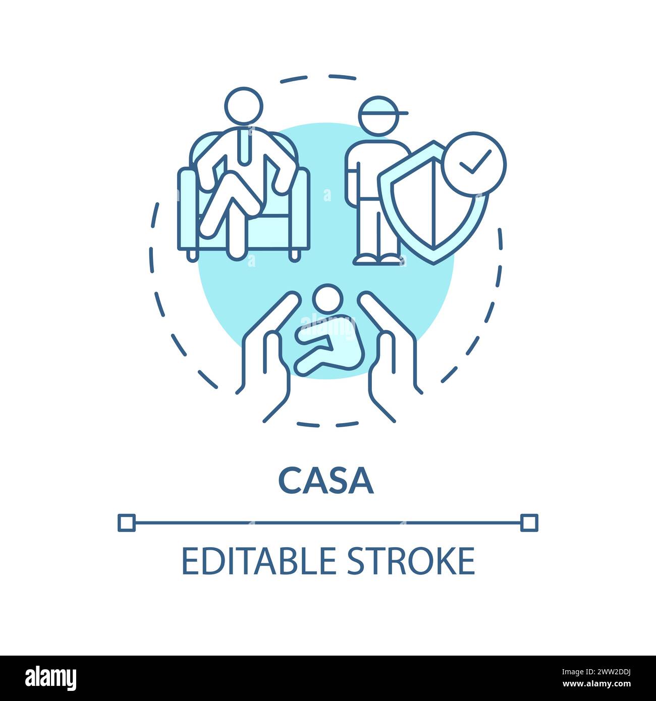casa-soft-blue-concept-icon-stock-vector-image-art-alamy